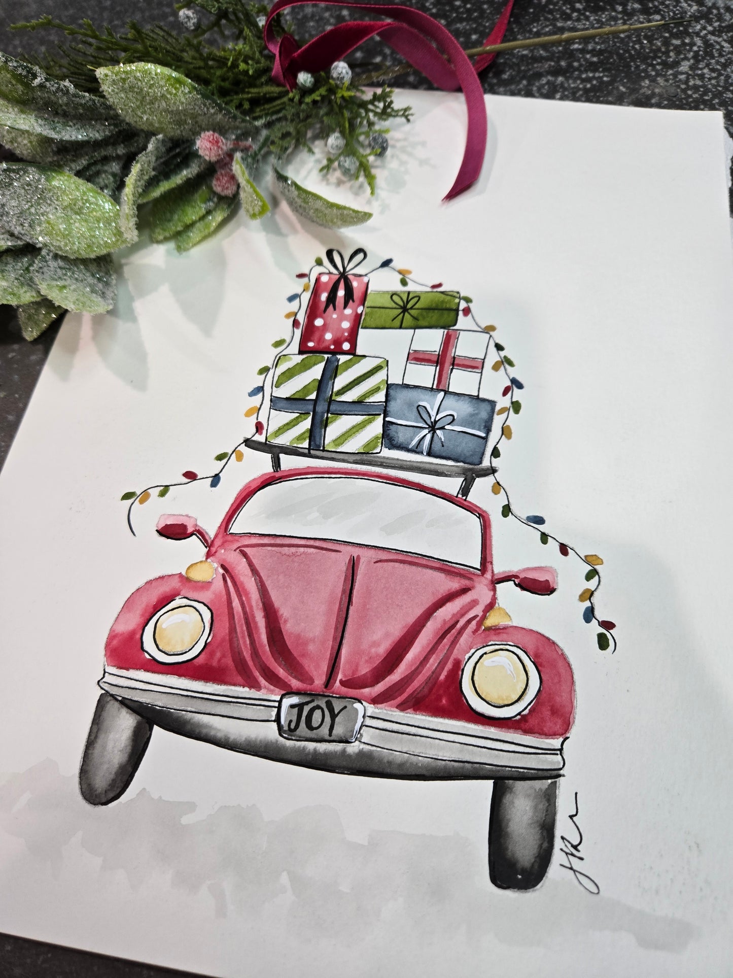 Holiday Fun Watercolor (Intermediate) Nov 20th