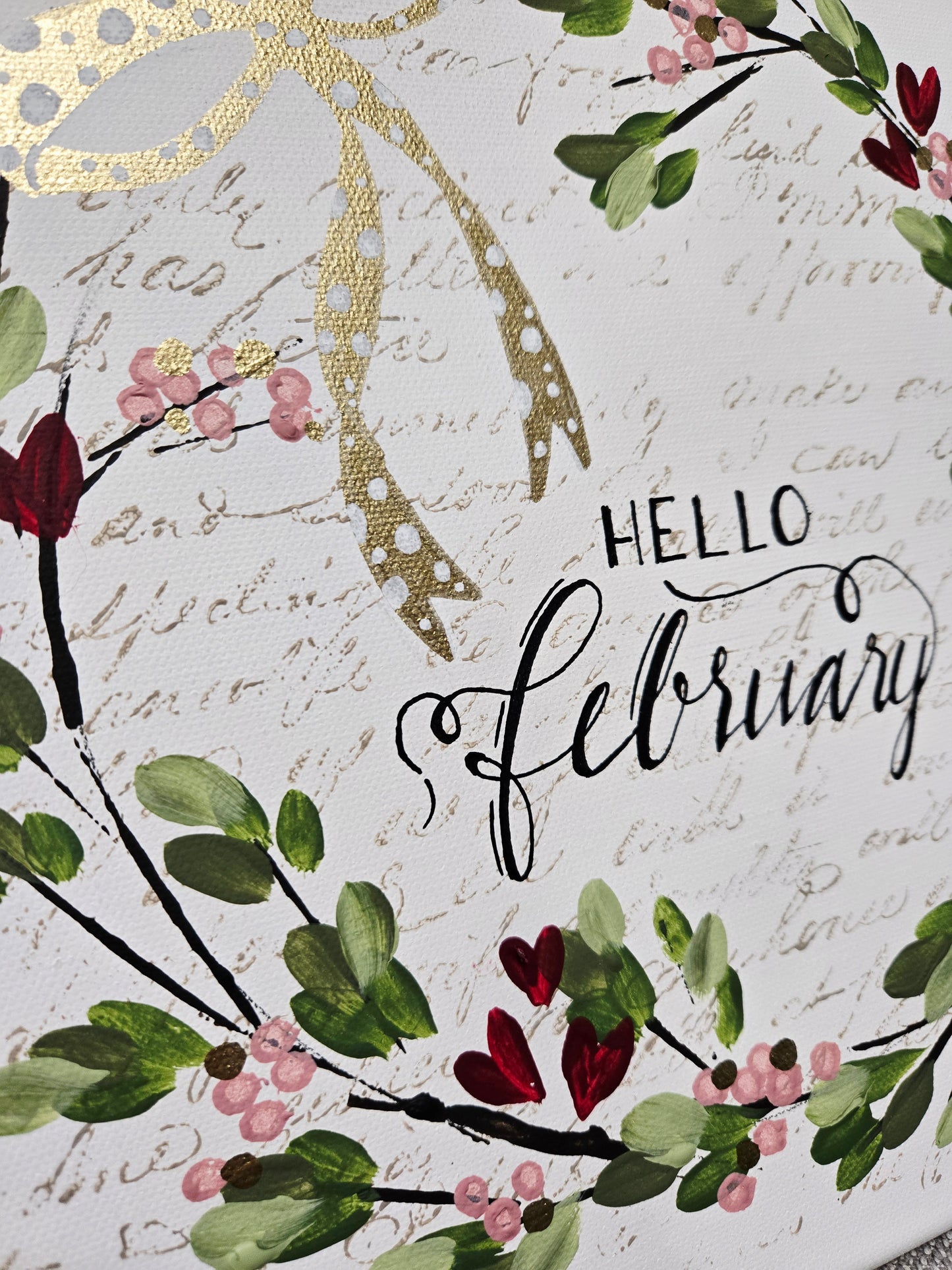 February Heart Wreath Workshop #1 Jan 29th