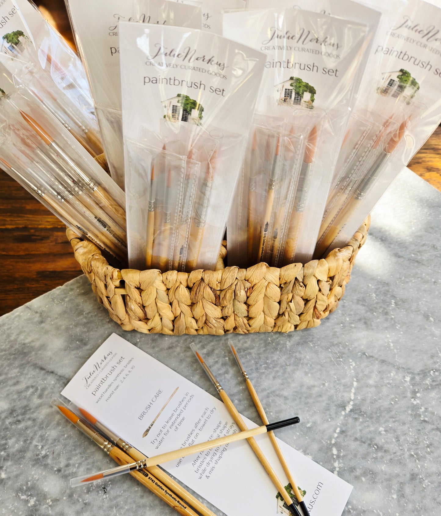 Watercolor Paint Brush Set of 5