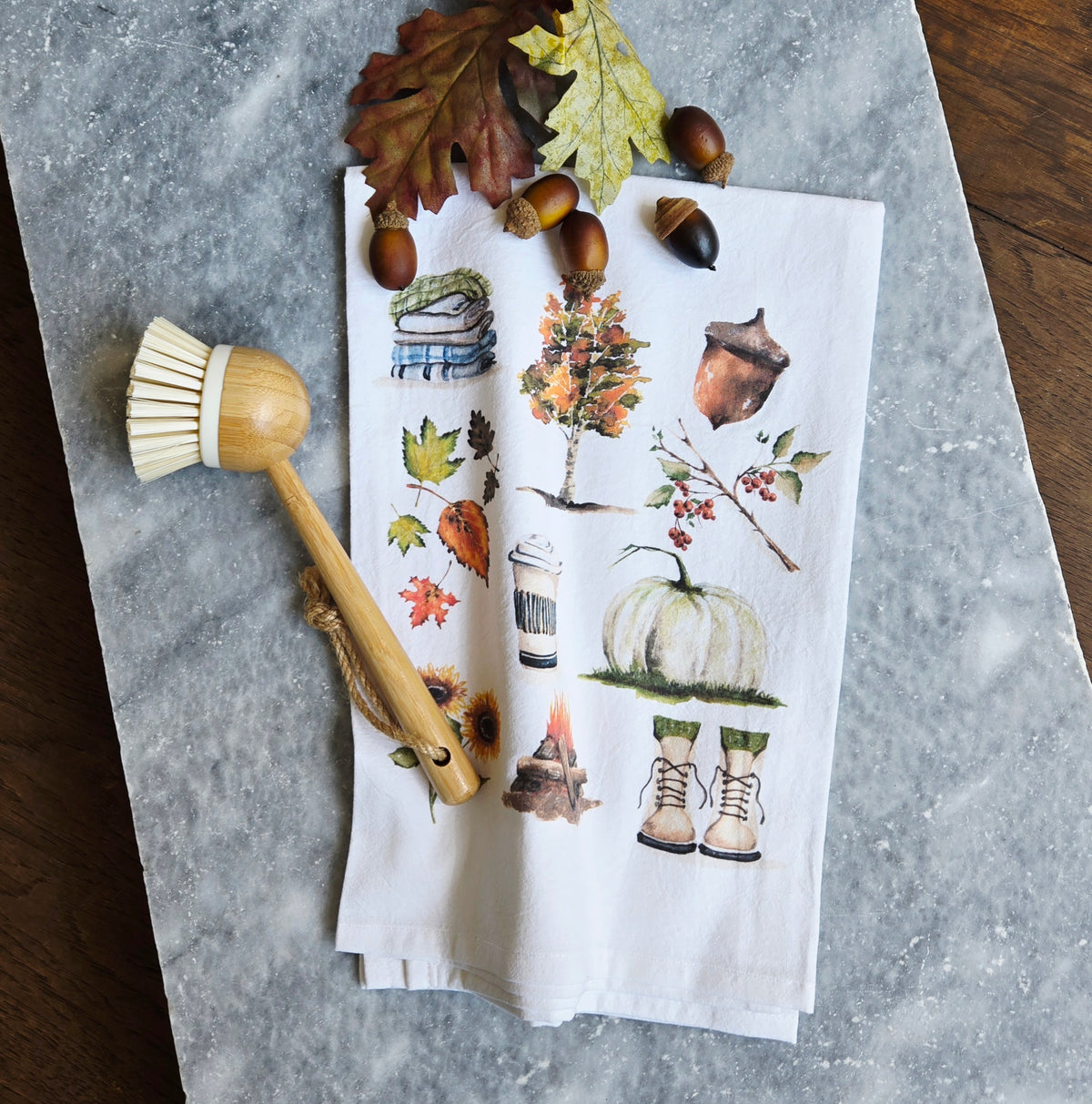 Fall Elements Tea Towel