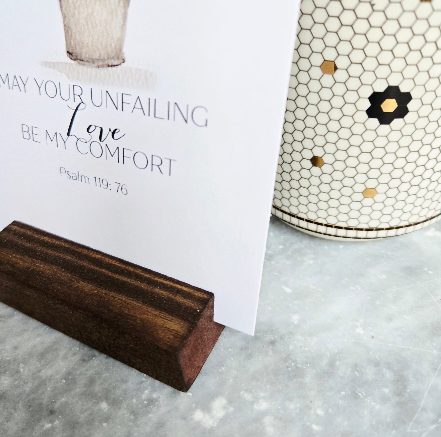 Package of 24 Scripture Cards & Stand Message Scripture Card
