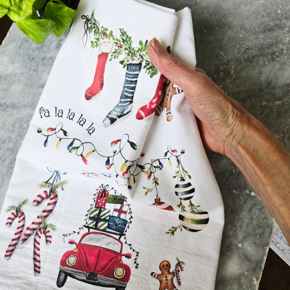 Christmas Fun Tea Towel