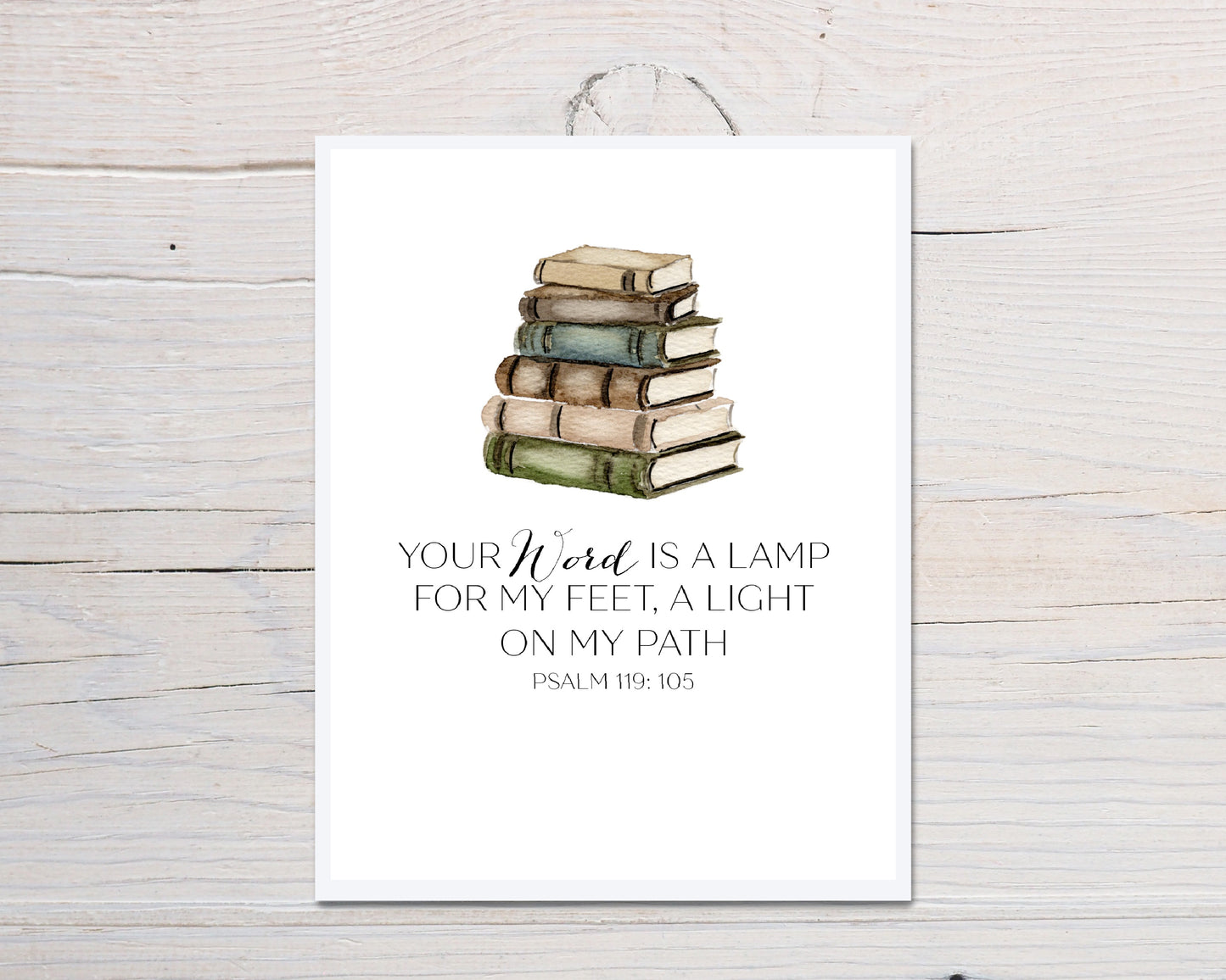 Books Scripture Card