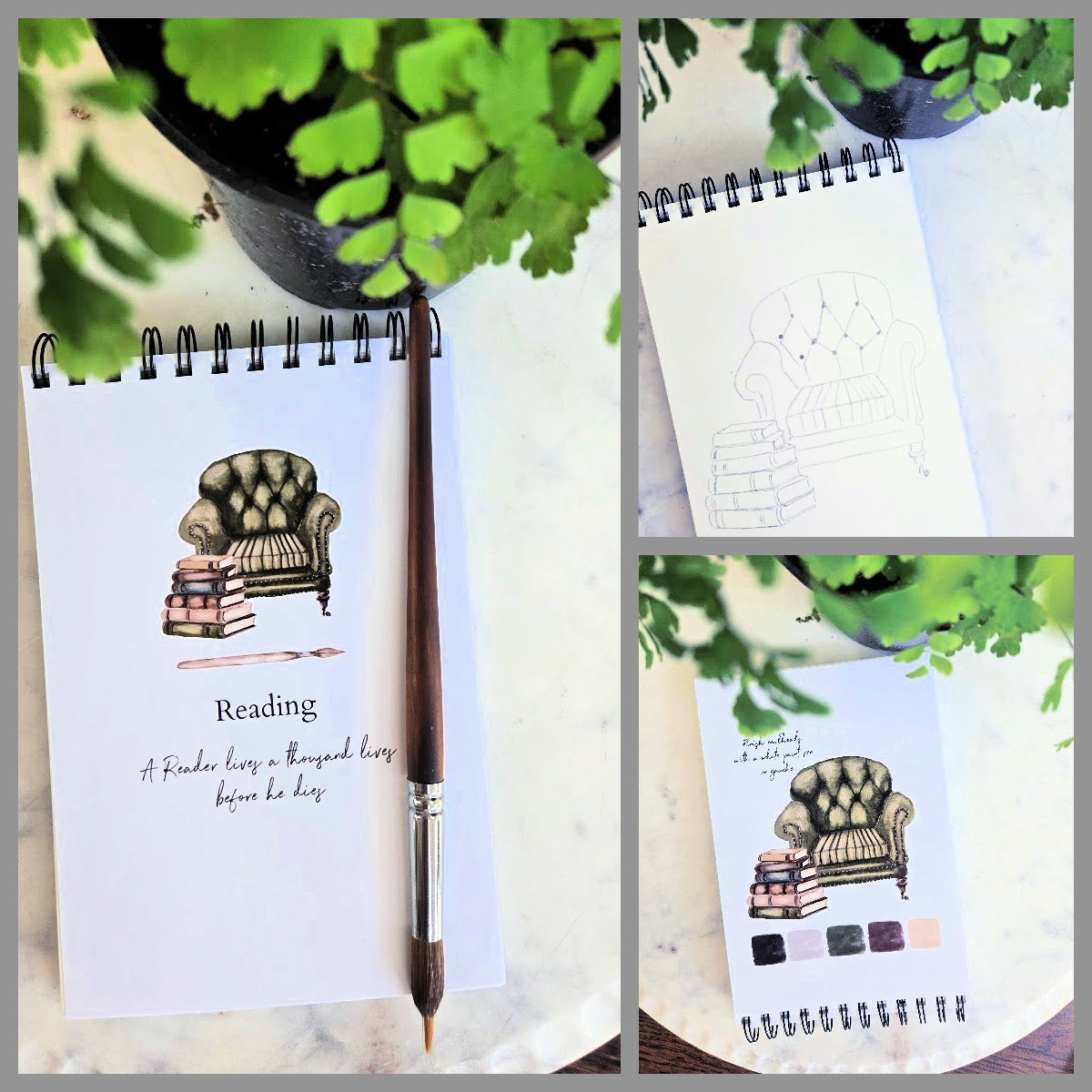 Workbook Leisure Activities Watercolor