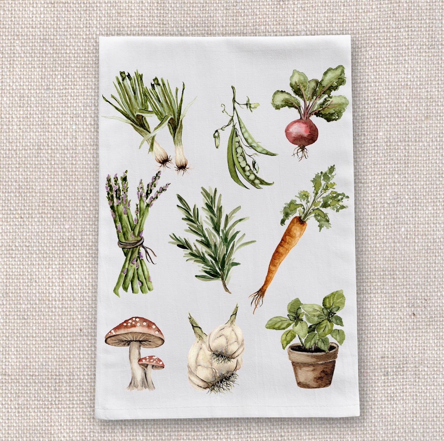 Veggies Tea Towel