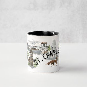 St. Charles Mug with Hometown Art