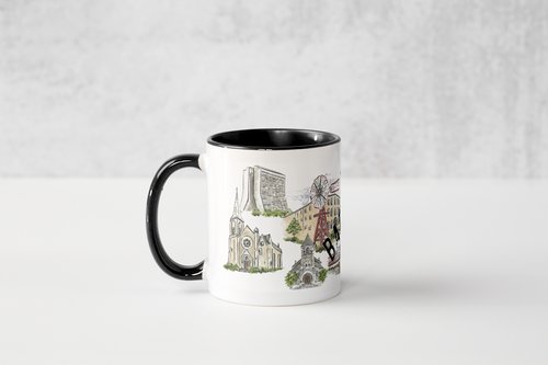 Batavia Mug with Hometown Art