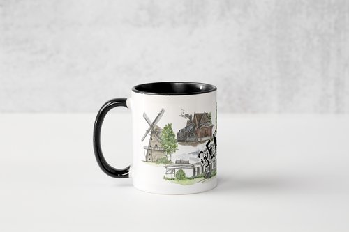 Geneva Mug with Hometown Art