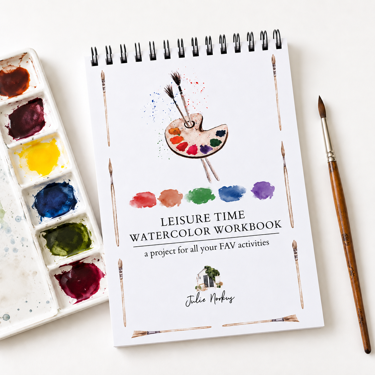 Watercolor Workbooks & Art Supplies