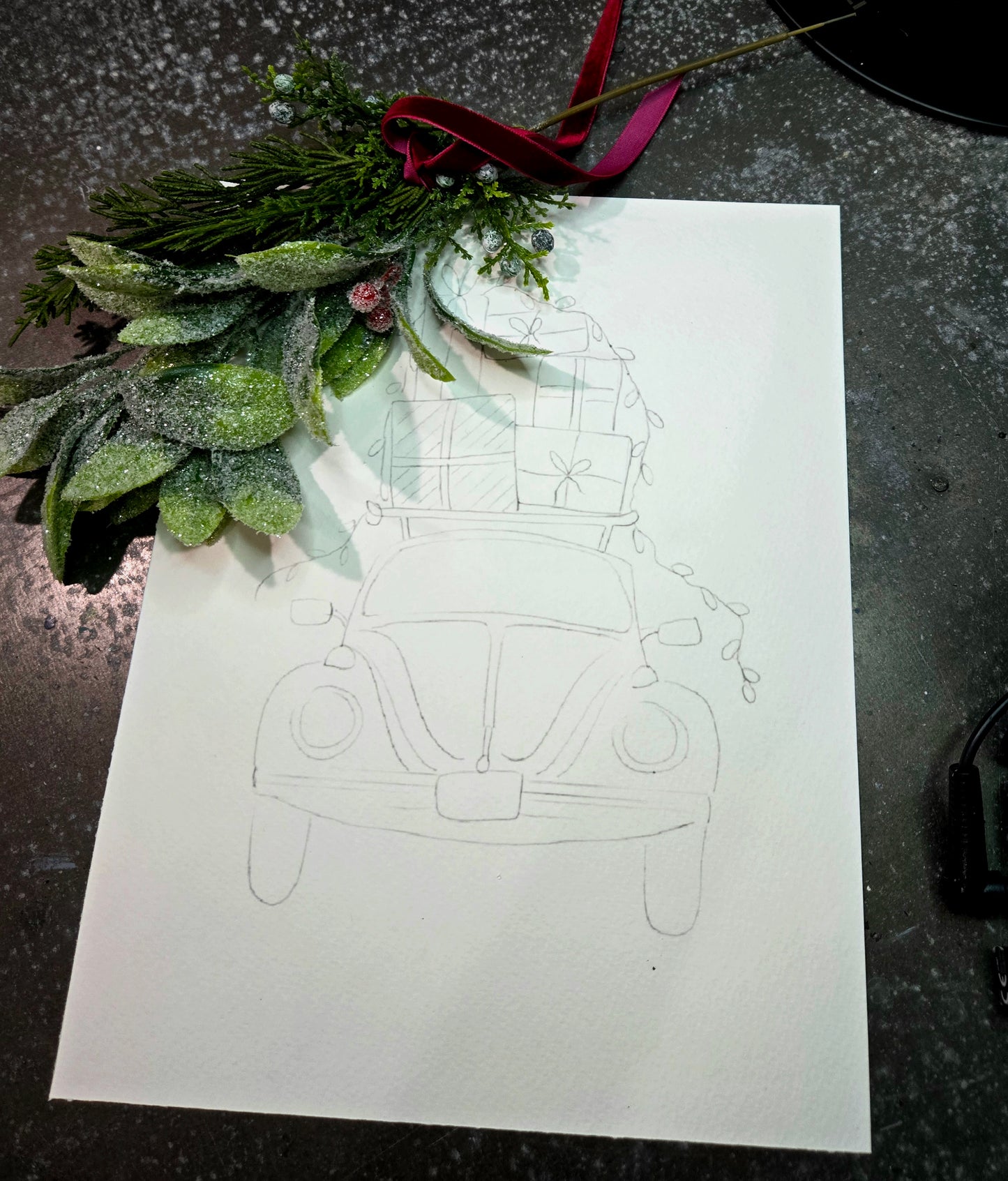 Holiday Fun Watercolor (Intermediate) Nov 20th