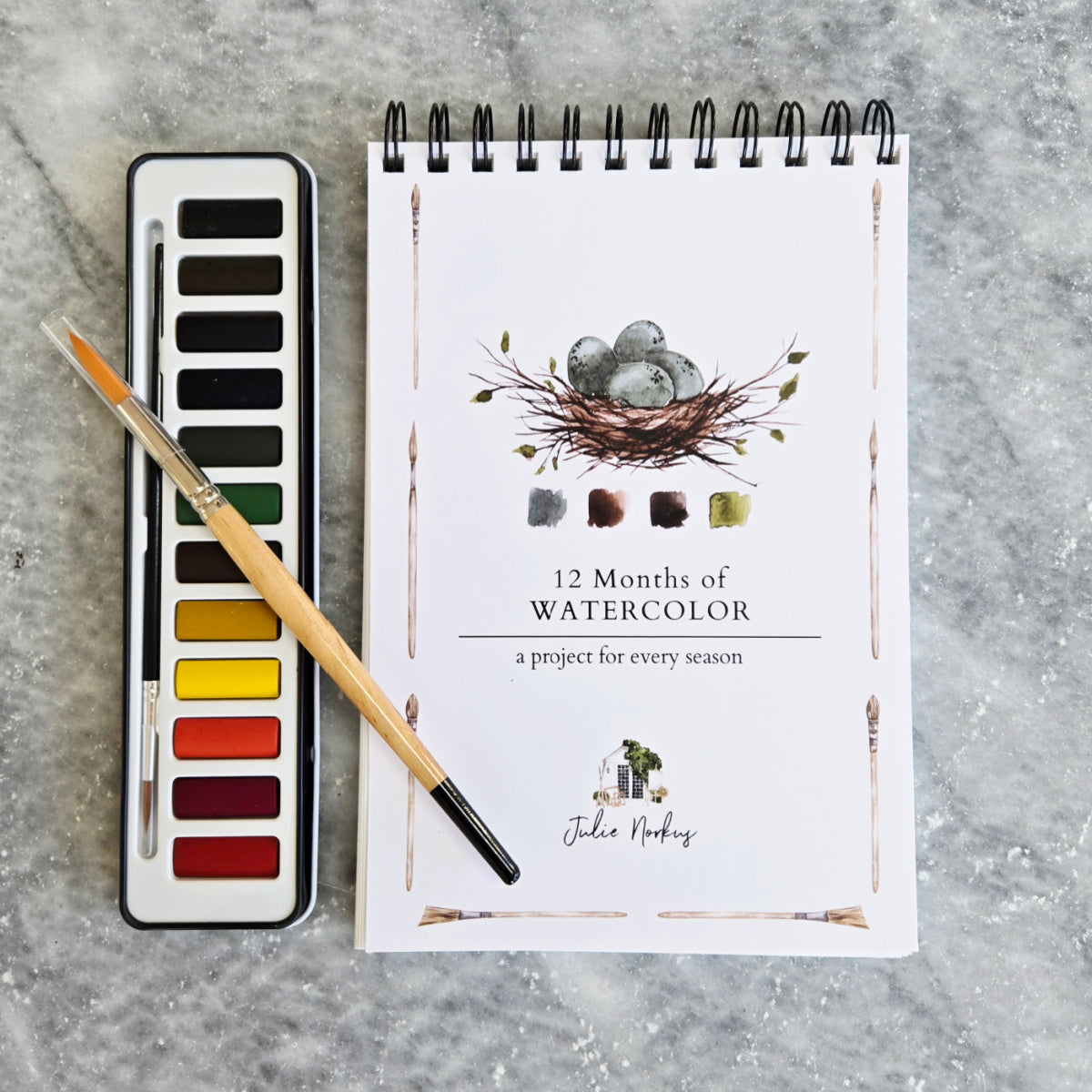 Workbook 12 Months of Watercolor