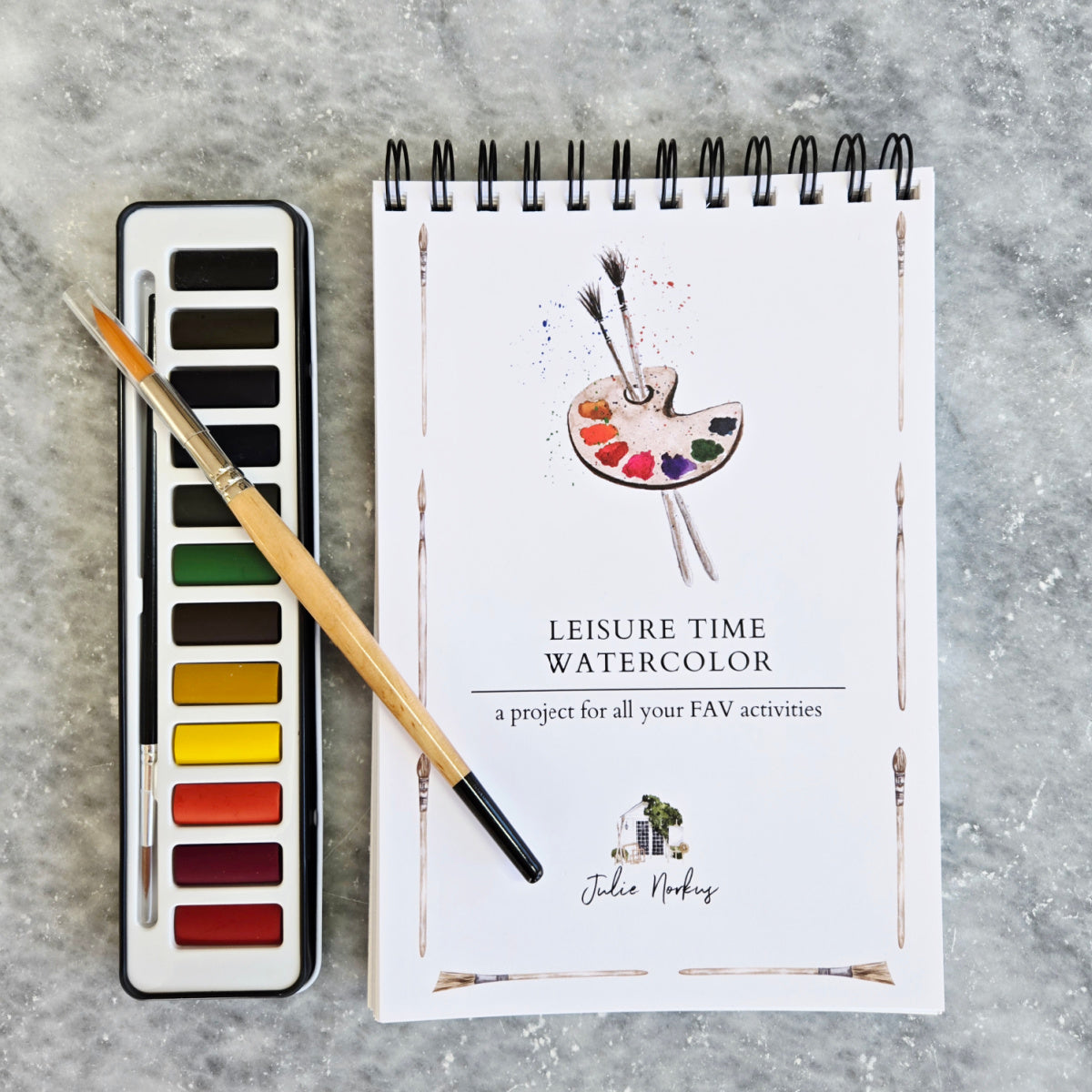 Workbook Leisure Activities Watercolor