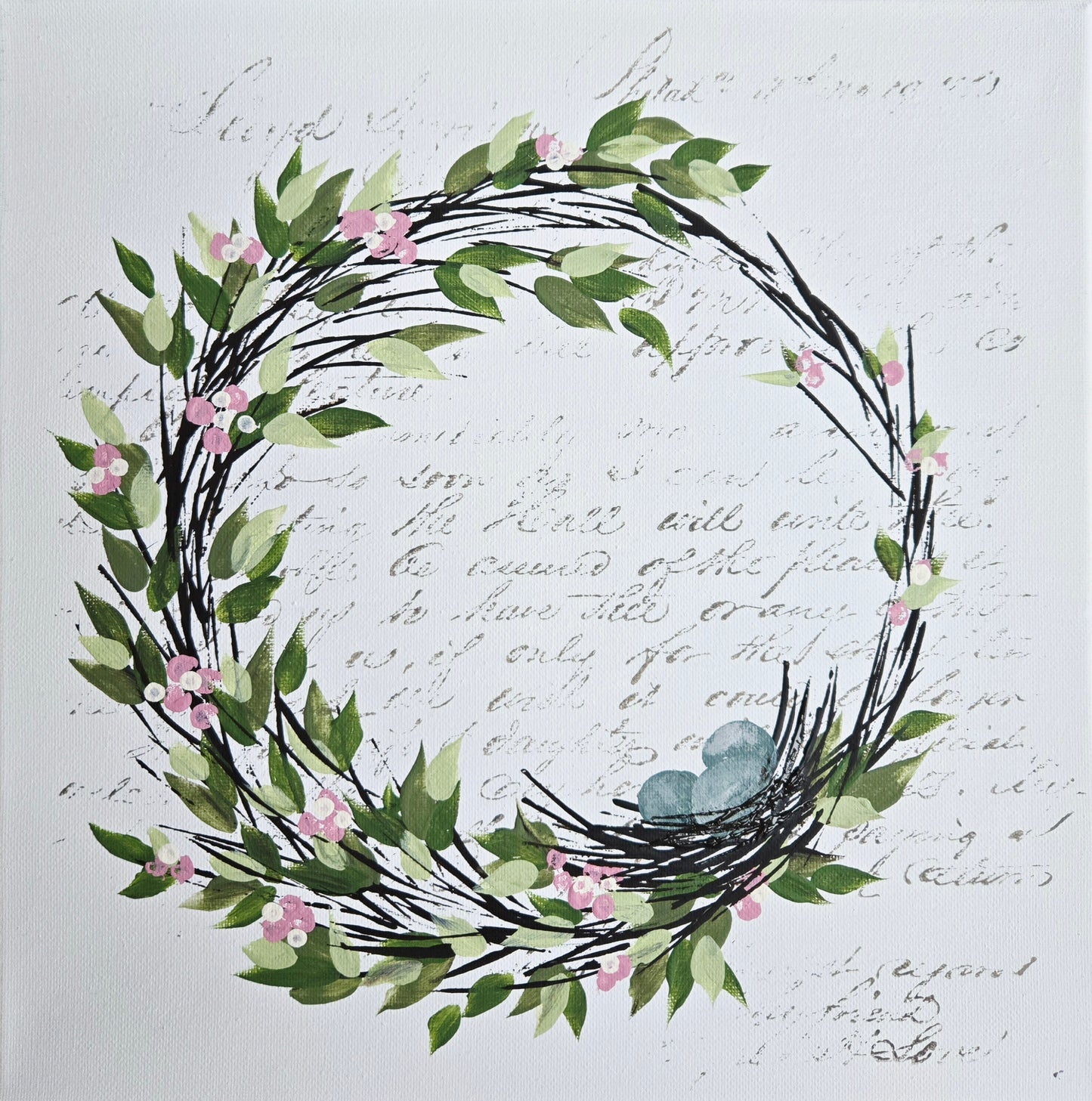 St Charles Women's Club  Spring Wreath #2