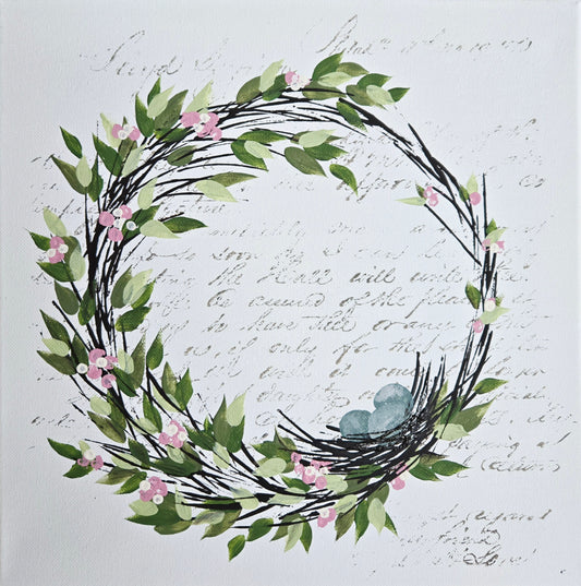 St Charles Women's Club  Spring Wreath #2