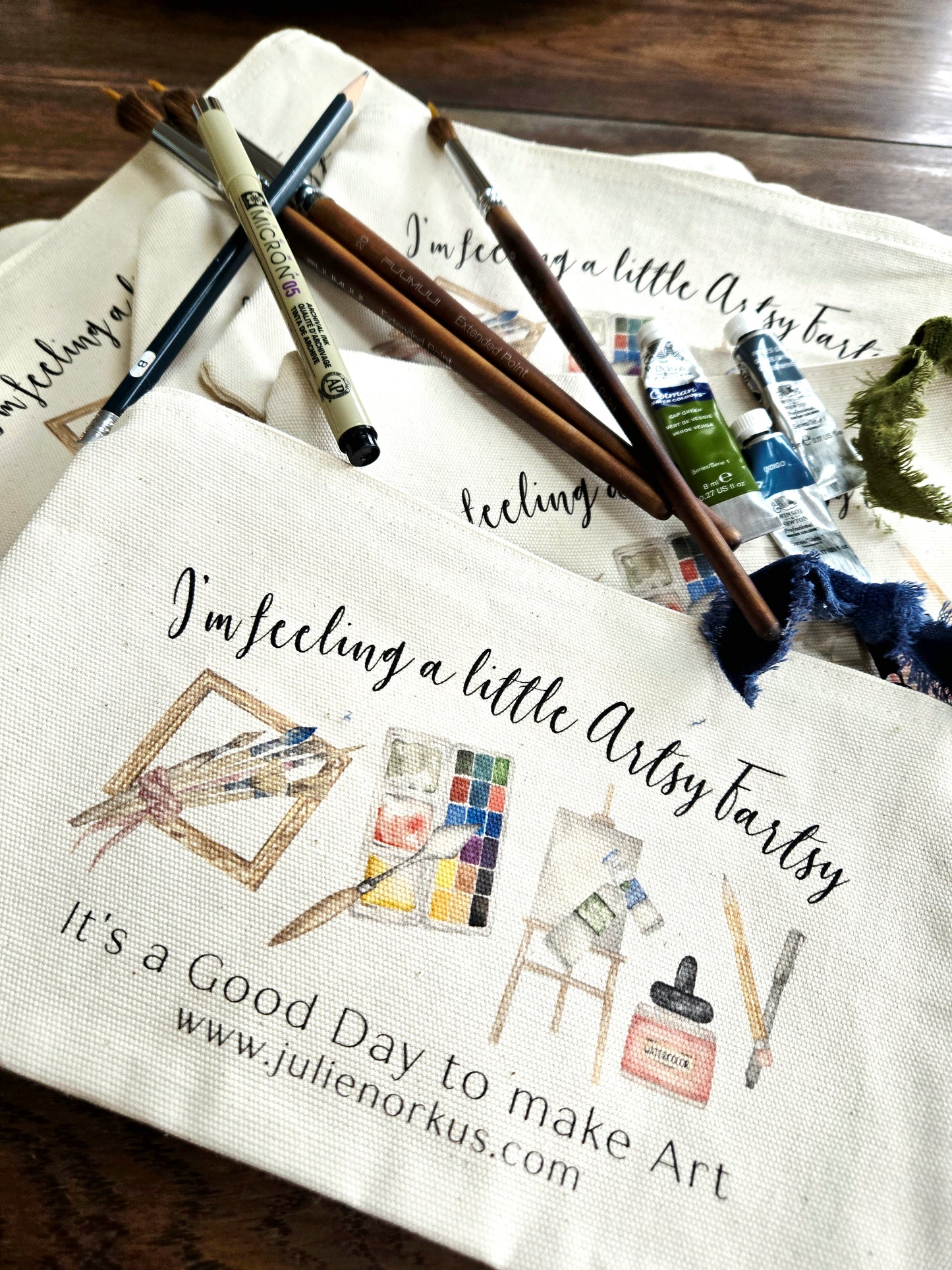 Art Supply Zipper Pouch