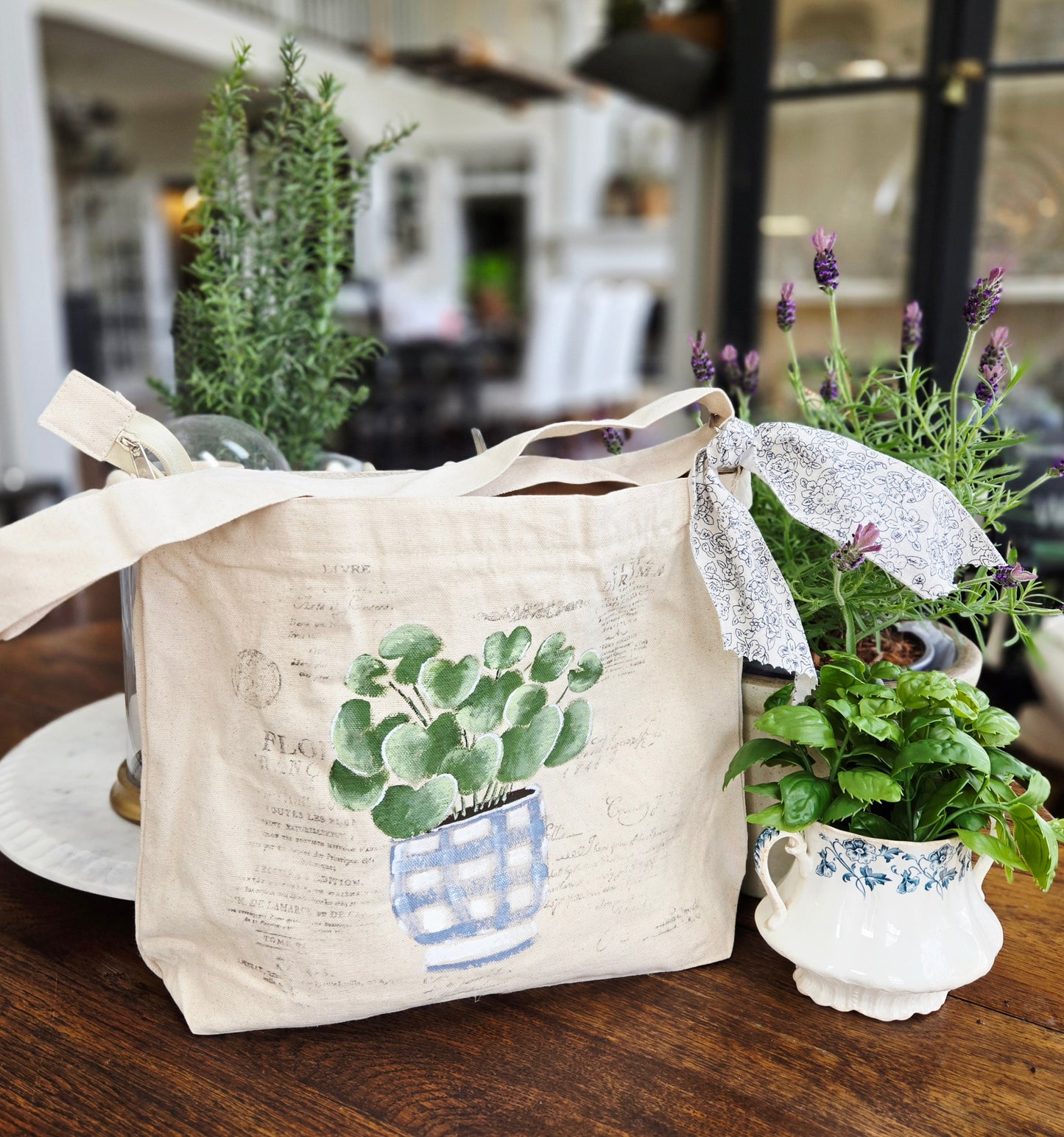 Canvas Market Tote July 9th