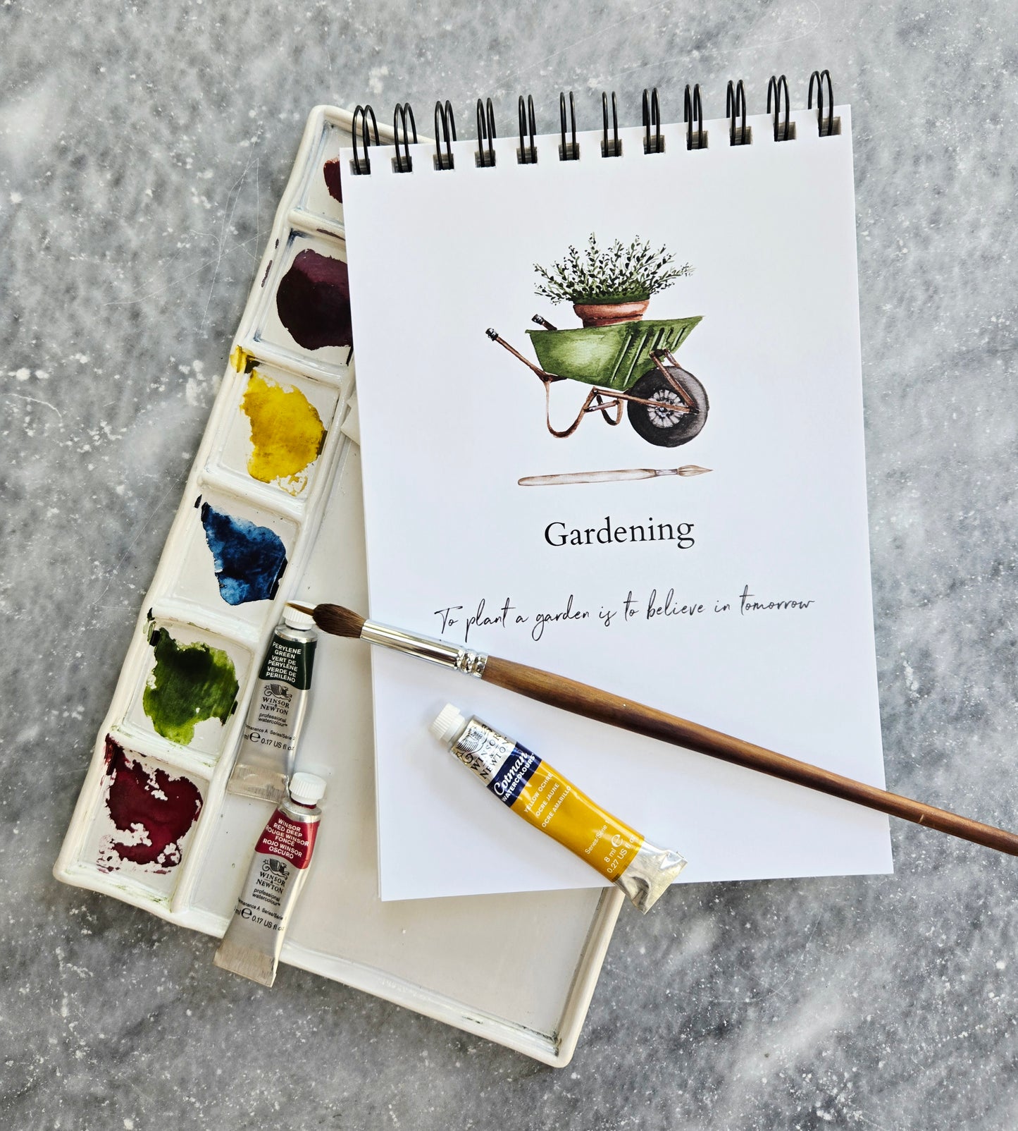 Workbook Leisure Activities Watercolor