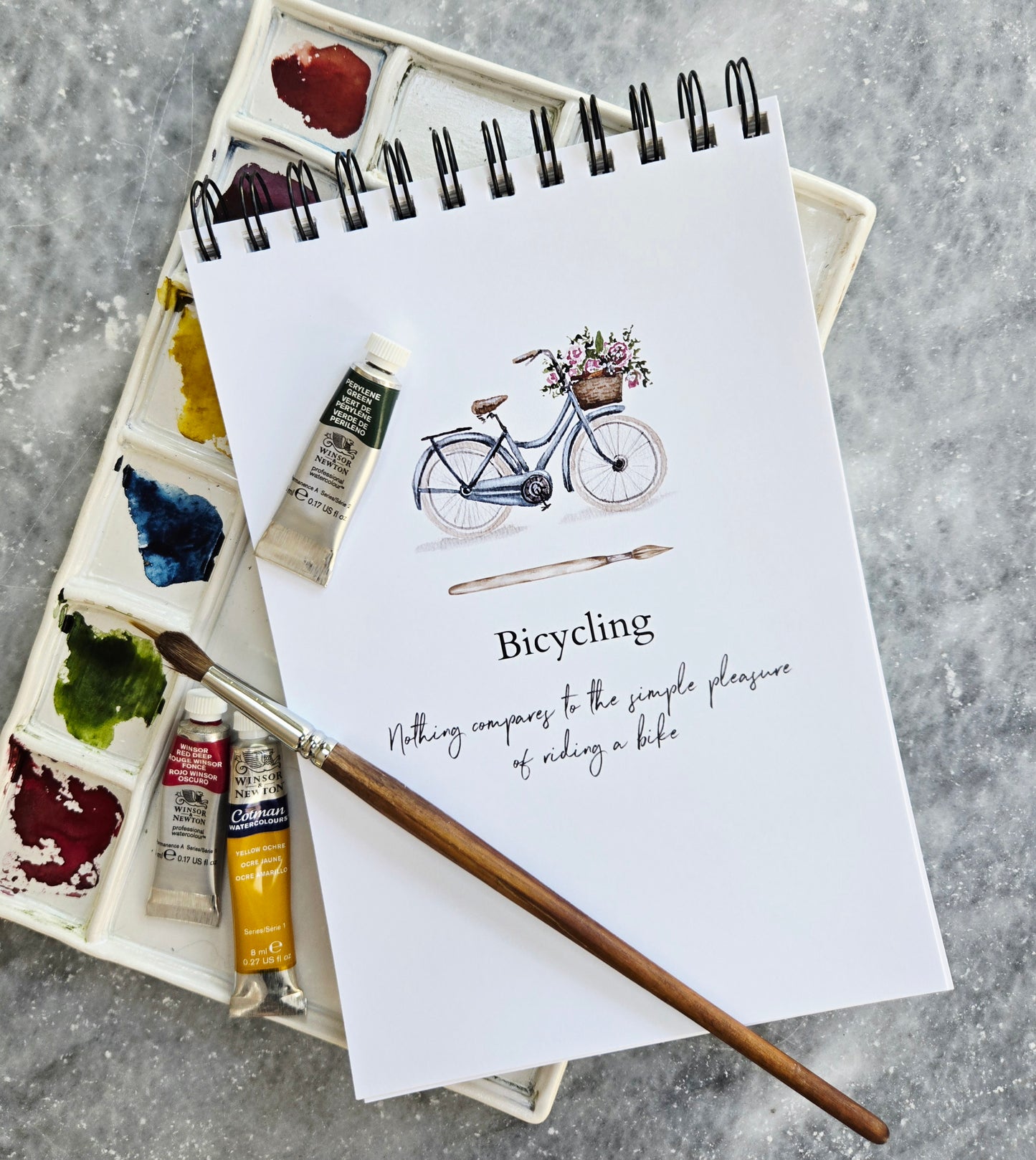 Workbook Leisure Activities Watercolor