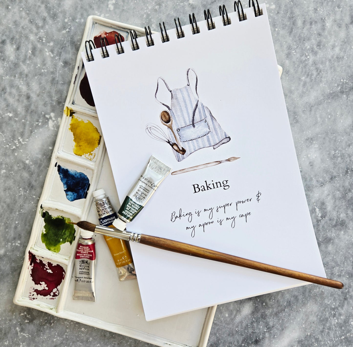 Workbook Leisure Activities Watercolor