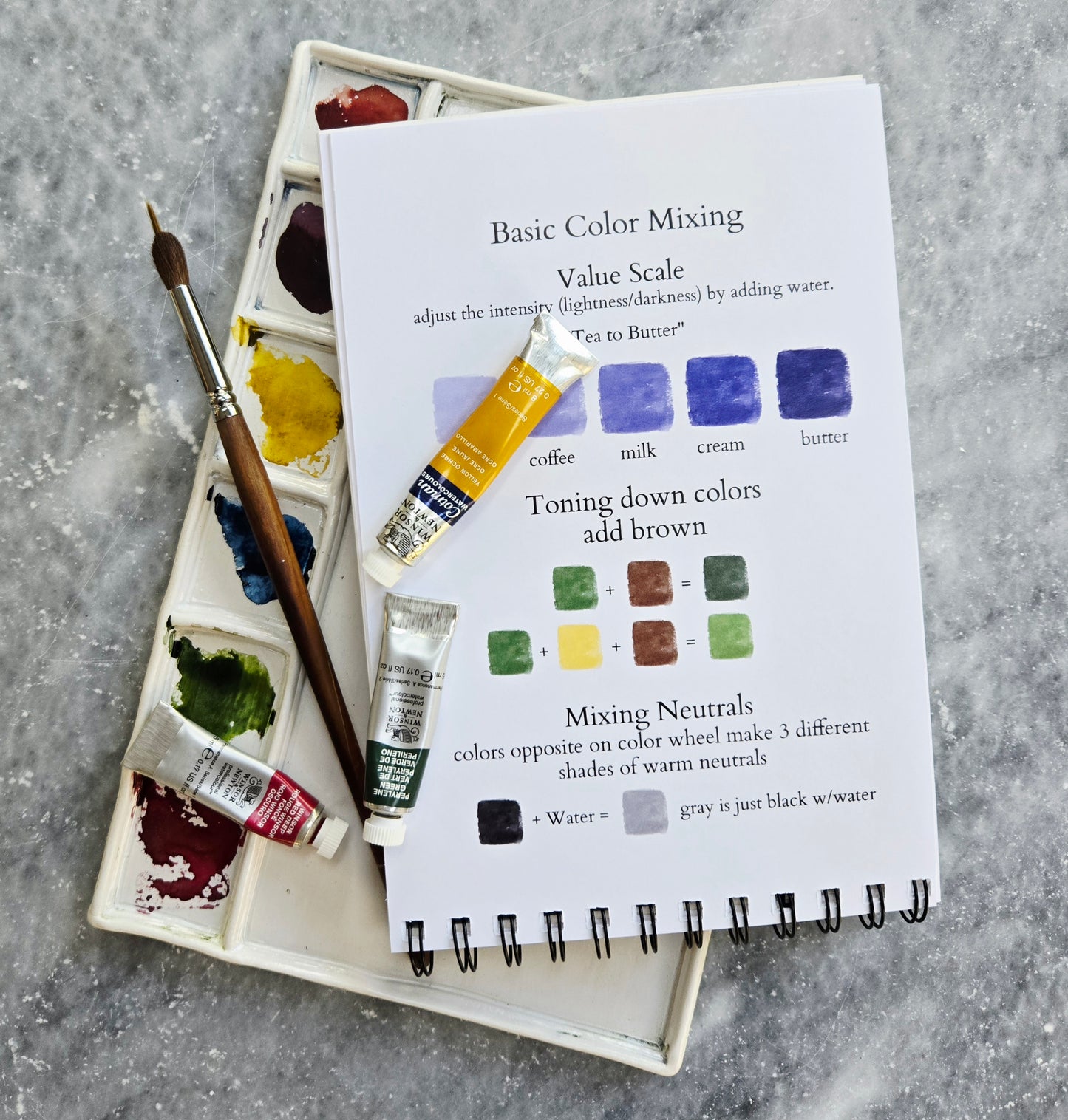 Christmas Watercolor Workbook