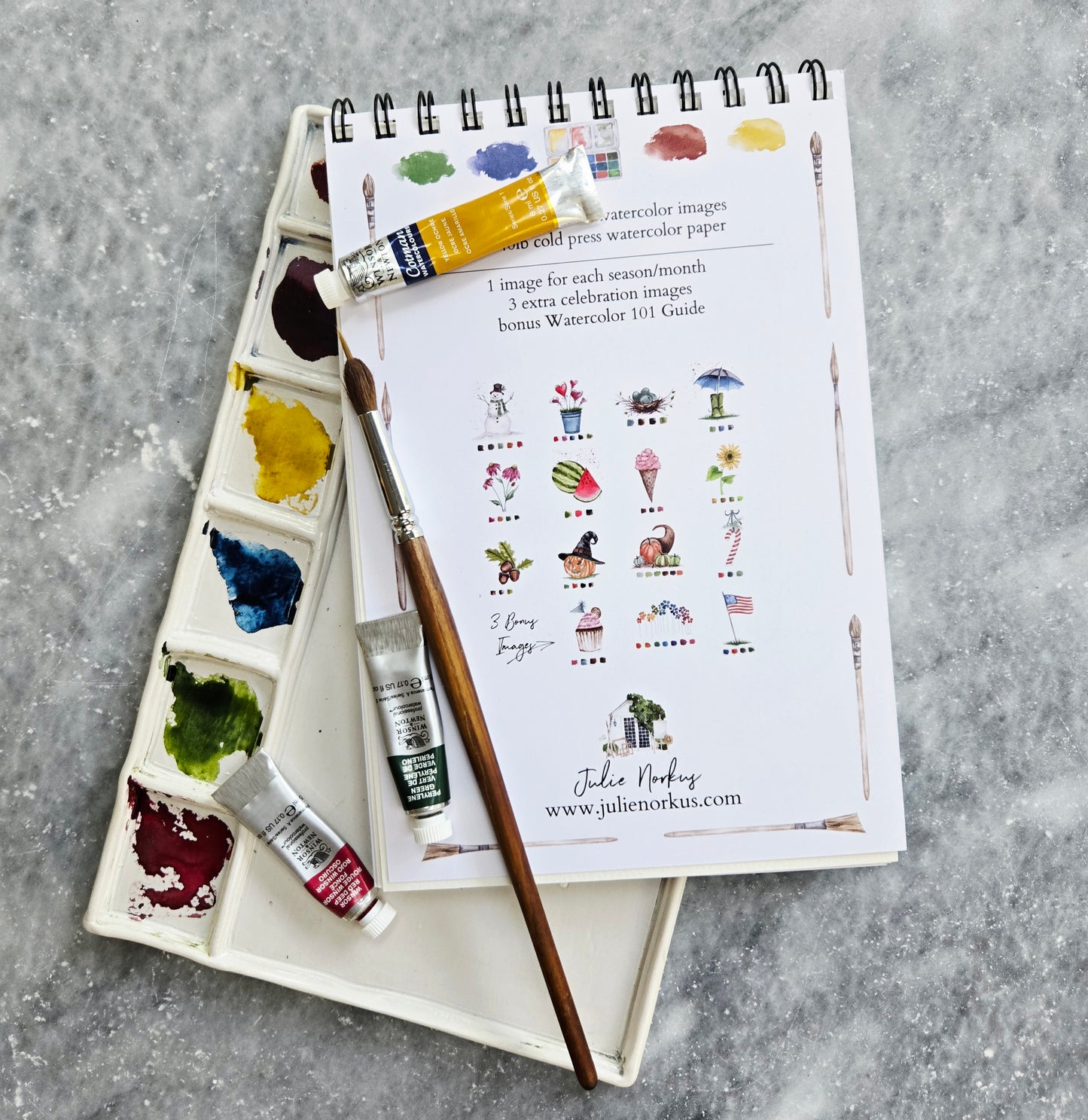 Workbook 12 Months of Watercolor