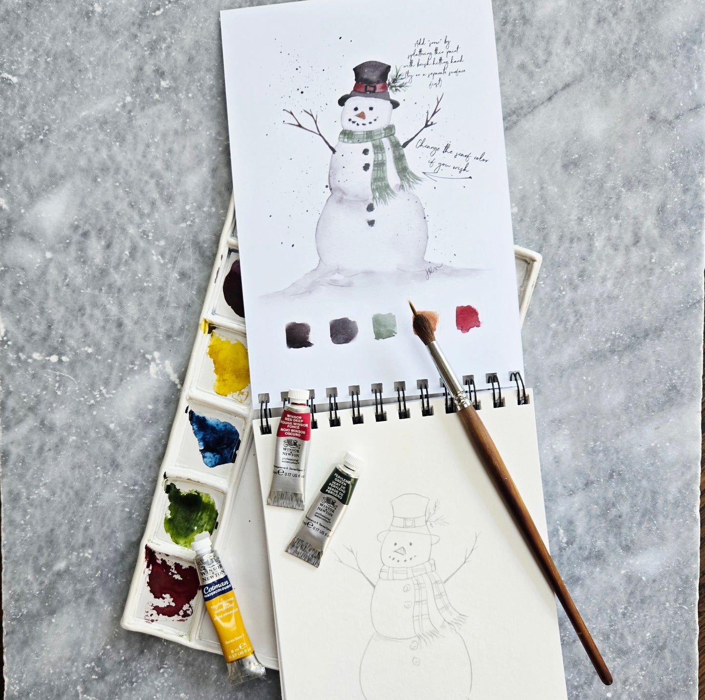 Workbook 12 Months of Watercolor