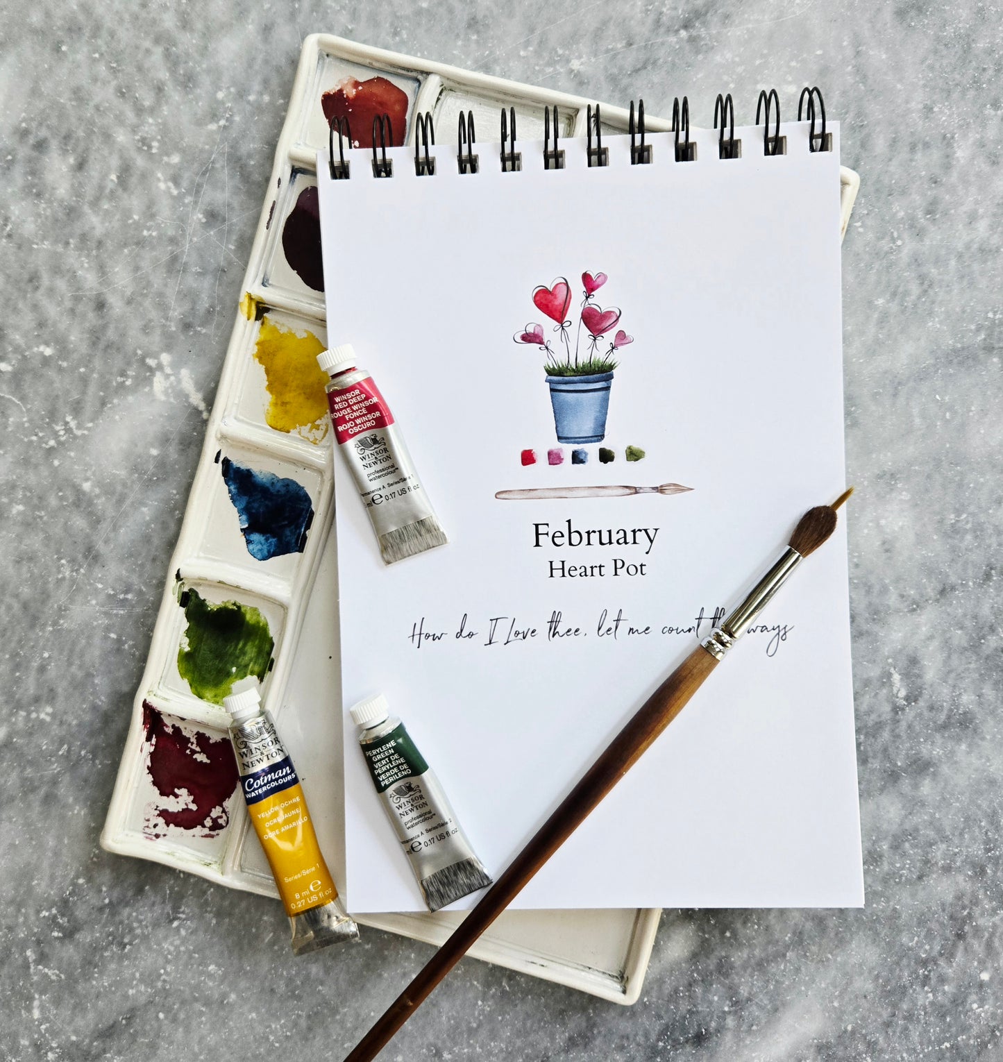 Workbook 12 Months of Watercolor