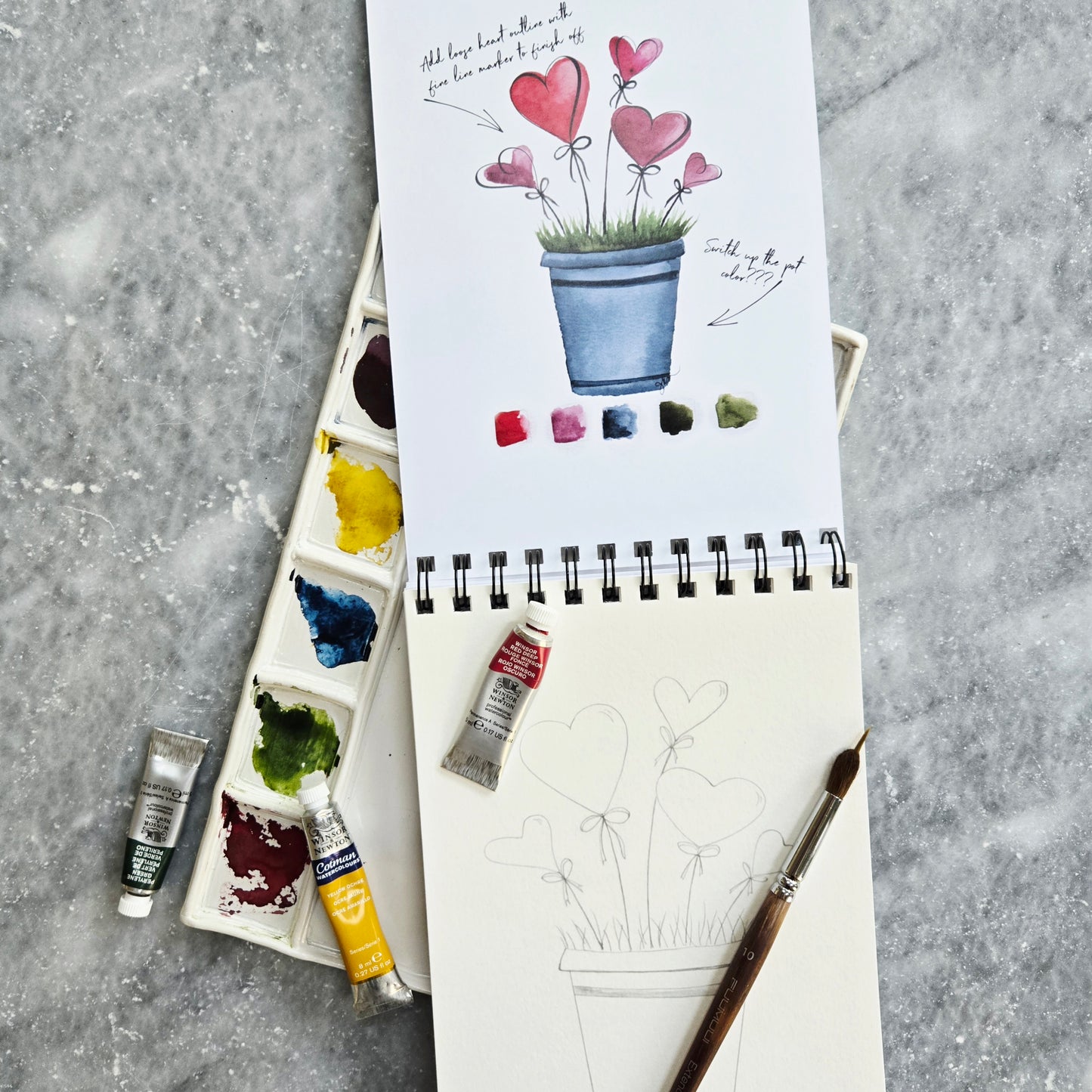Workbook 12 Months of Watercolor