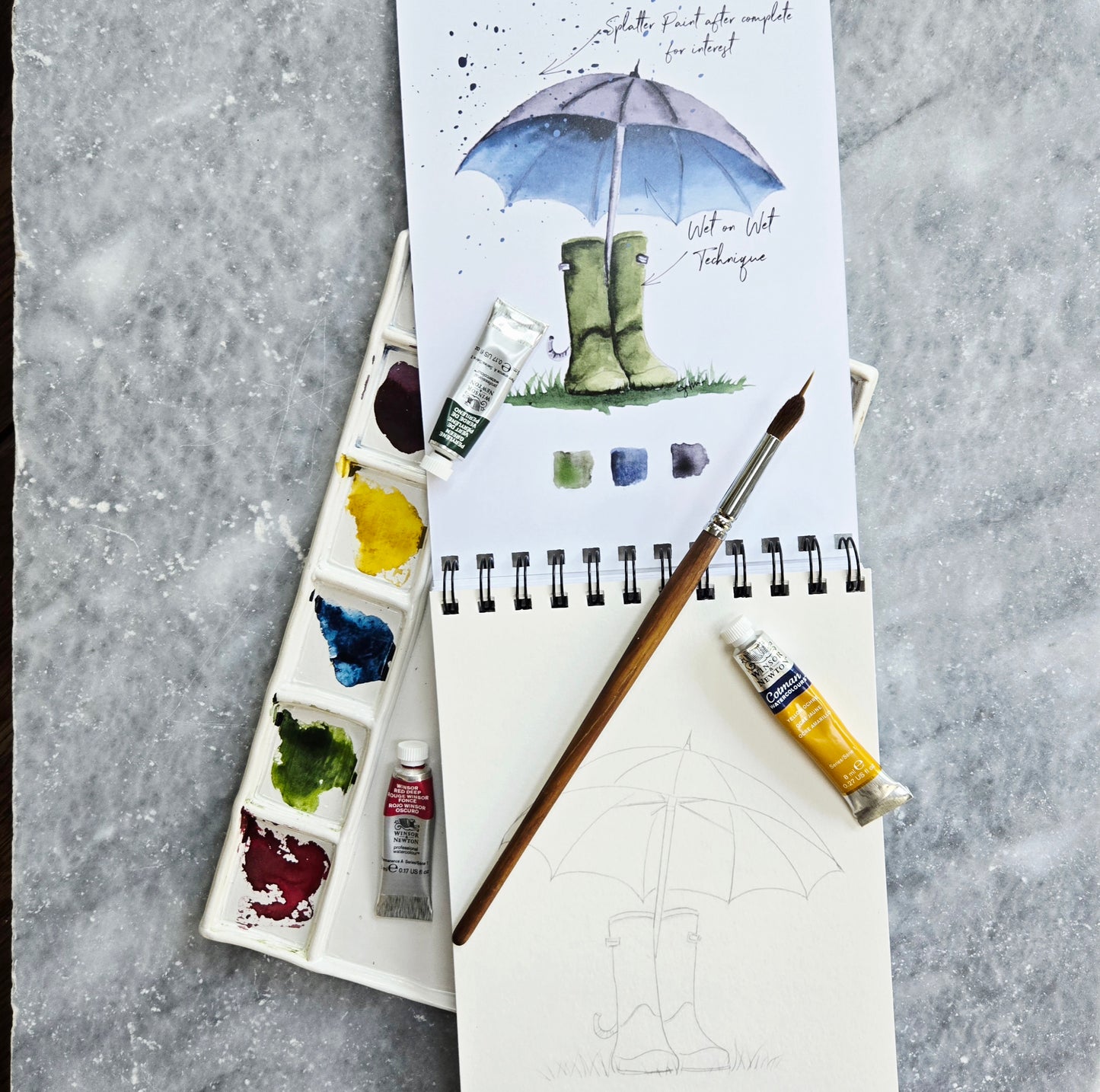 Workbook 12 Months of Watercolor