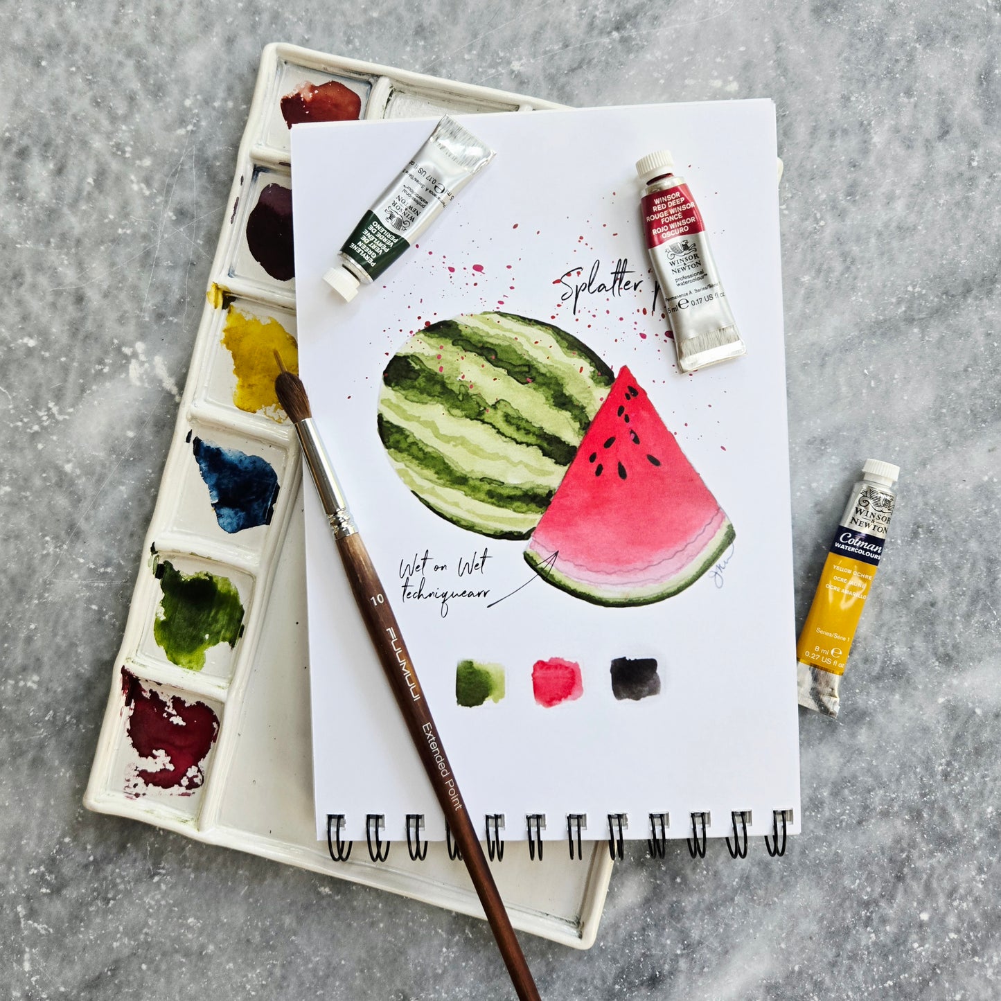Workbook 12 Months of Watercolor