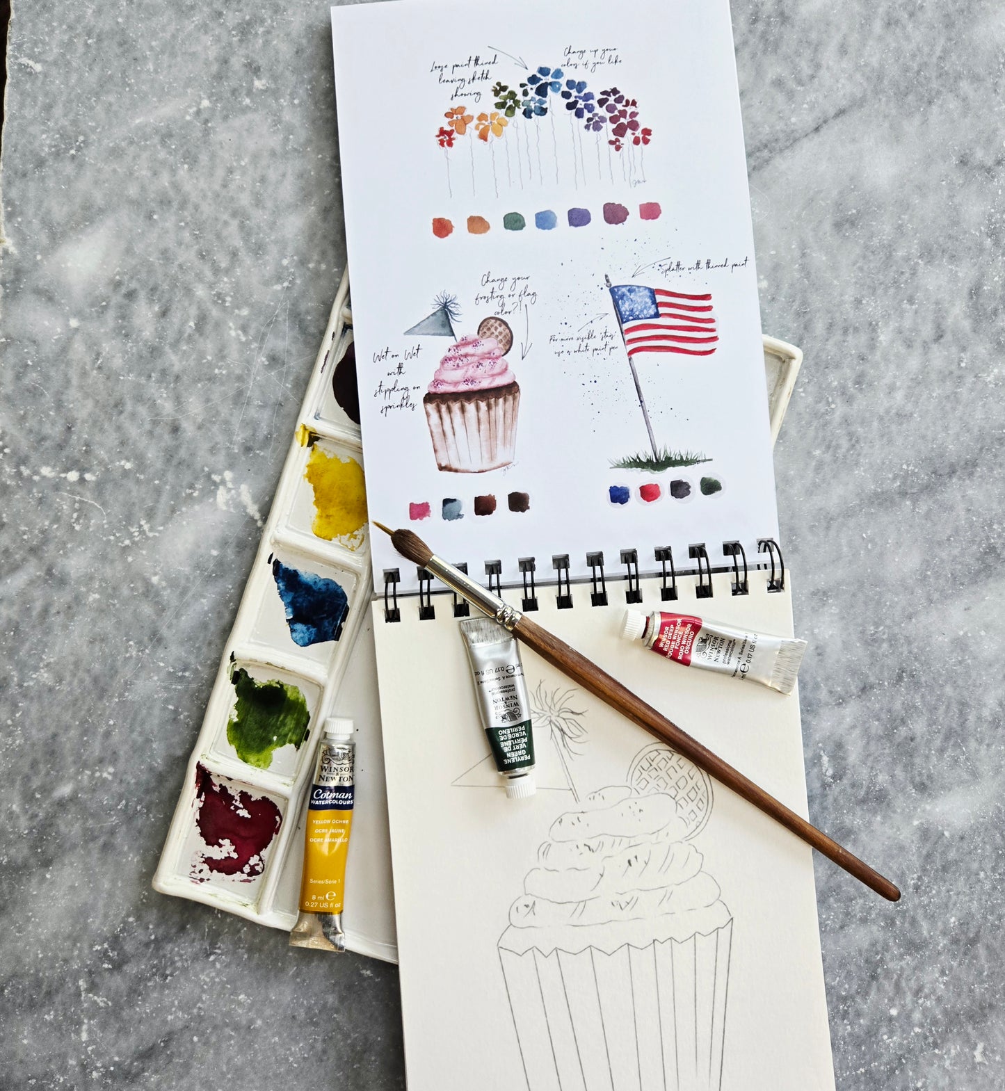 Workbook 12 Months of Watercolor