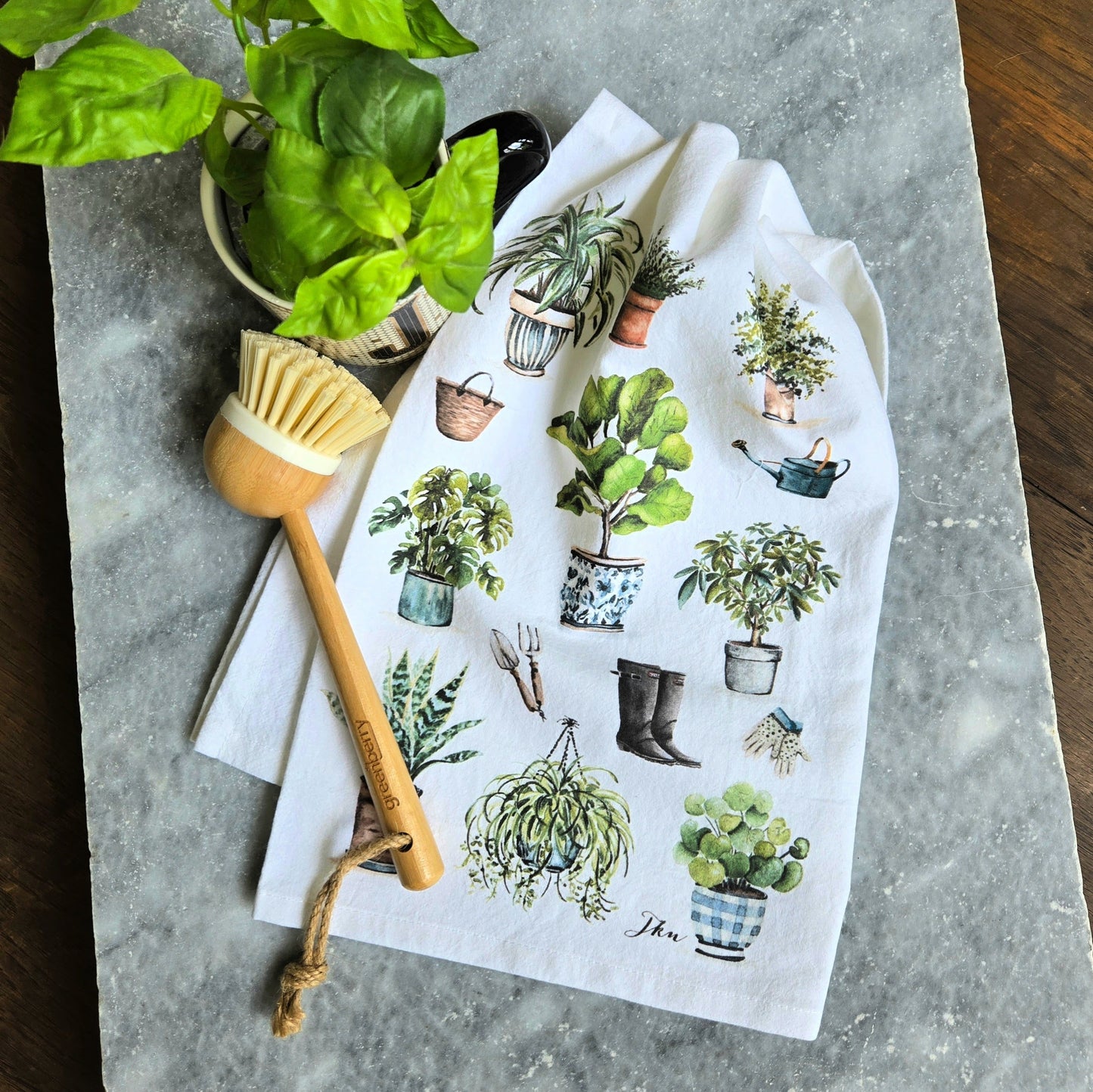 Plant Lady Tea Towel