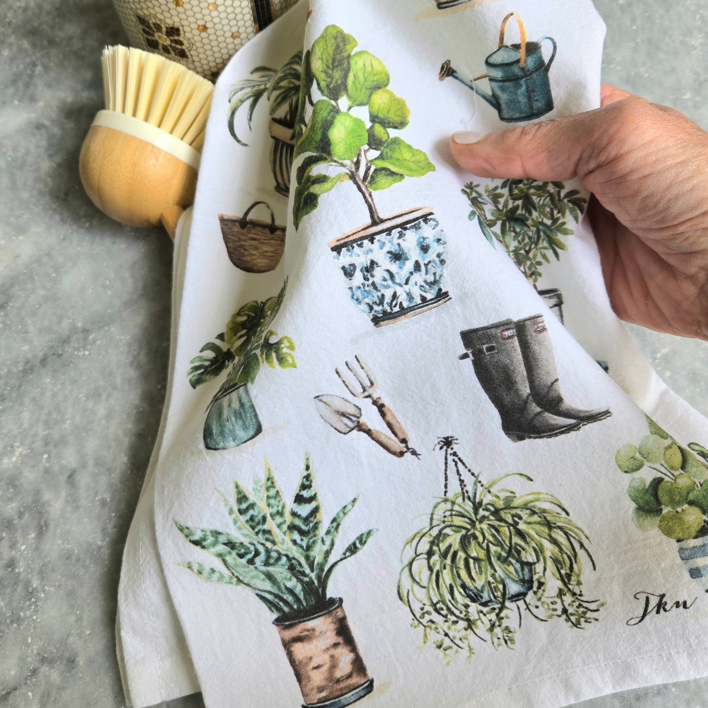 Plant Lady Tea Towel