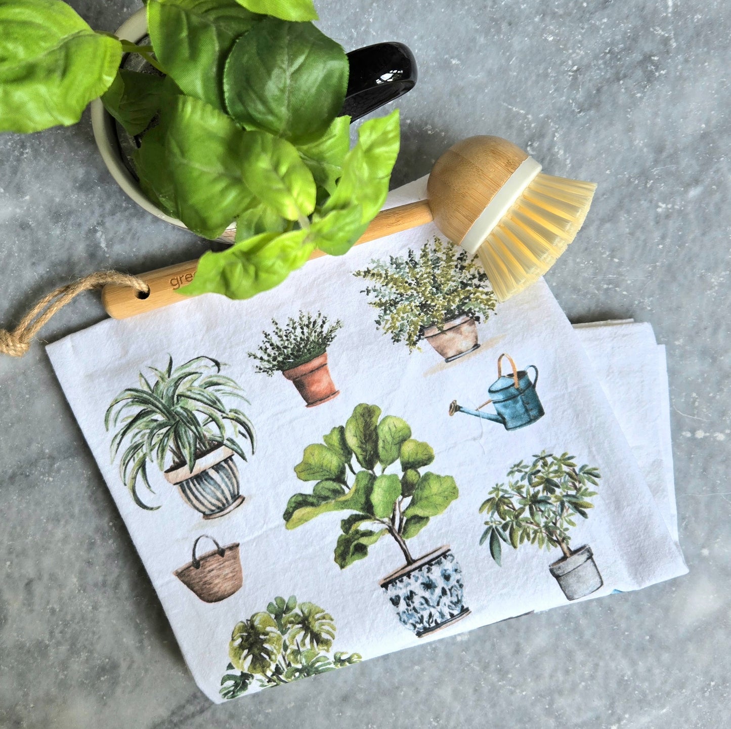 Plant Lady Tea Towel