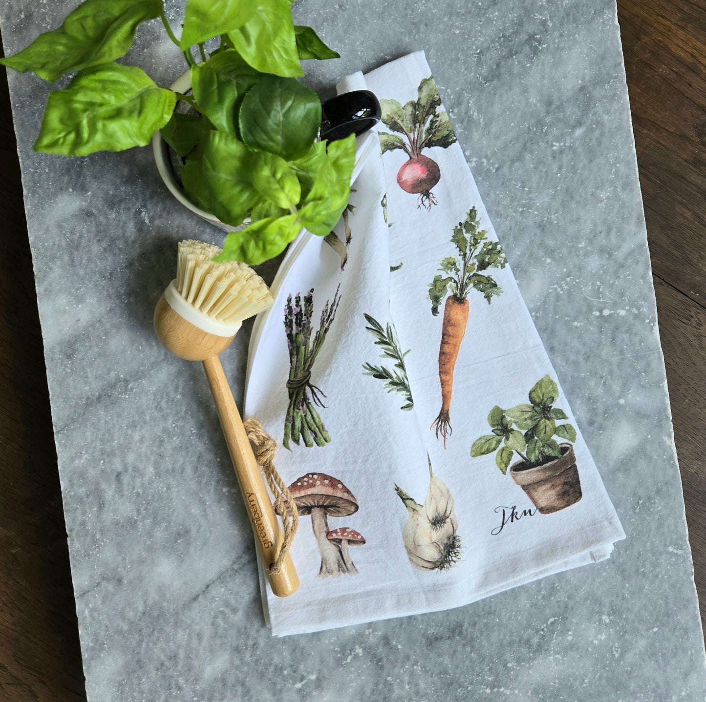Veggies Tea Towel