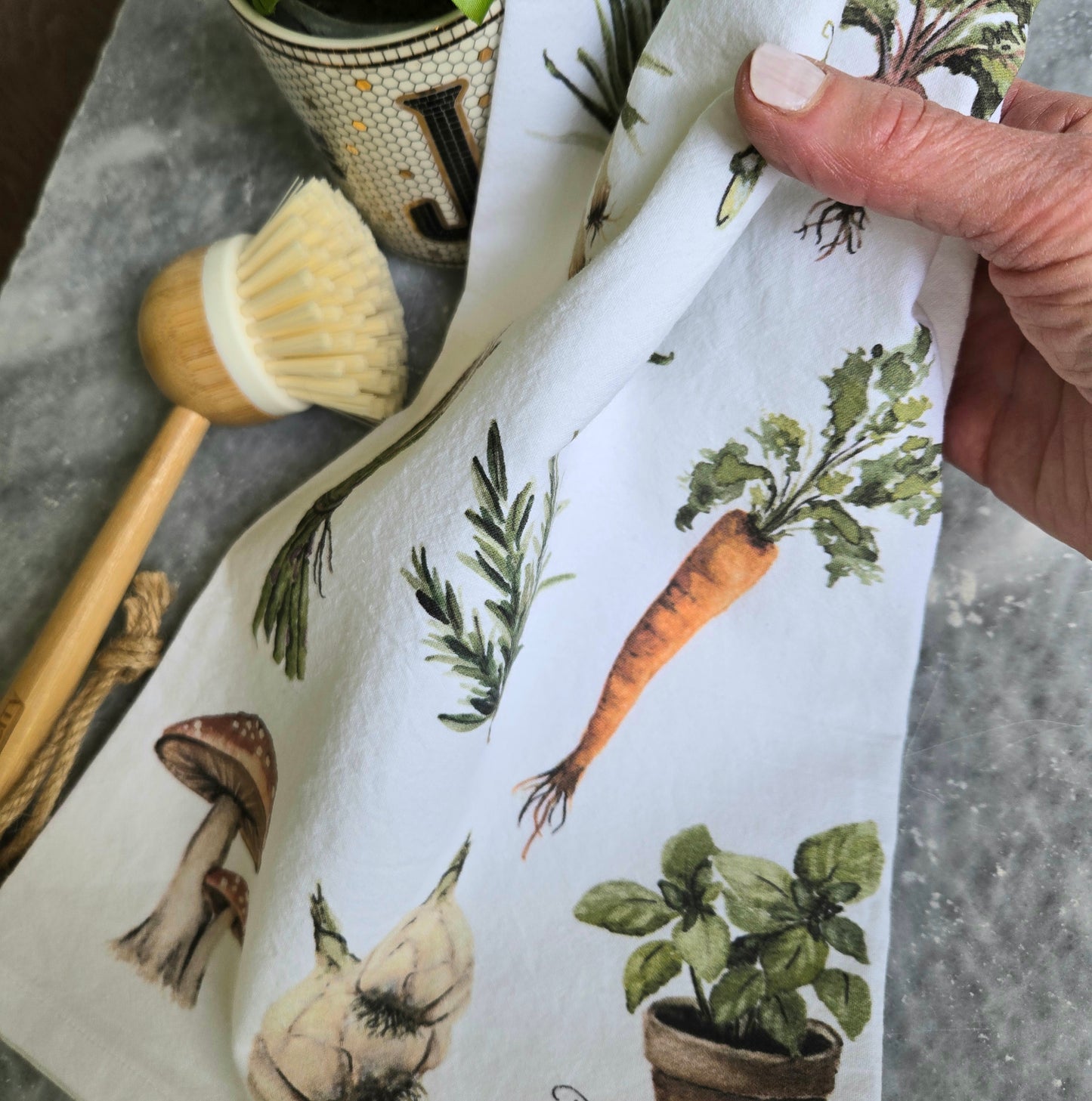Veggies Tea Towel
