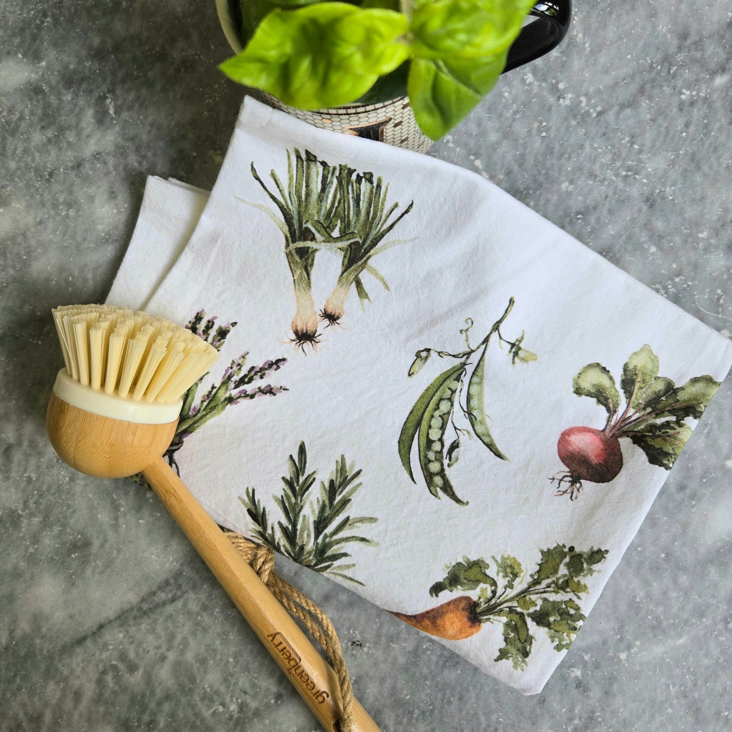Veggies Tea Towel
