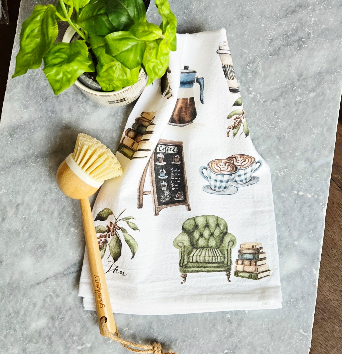 Coffee Tea Towel