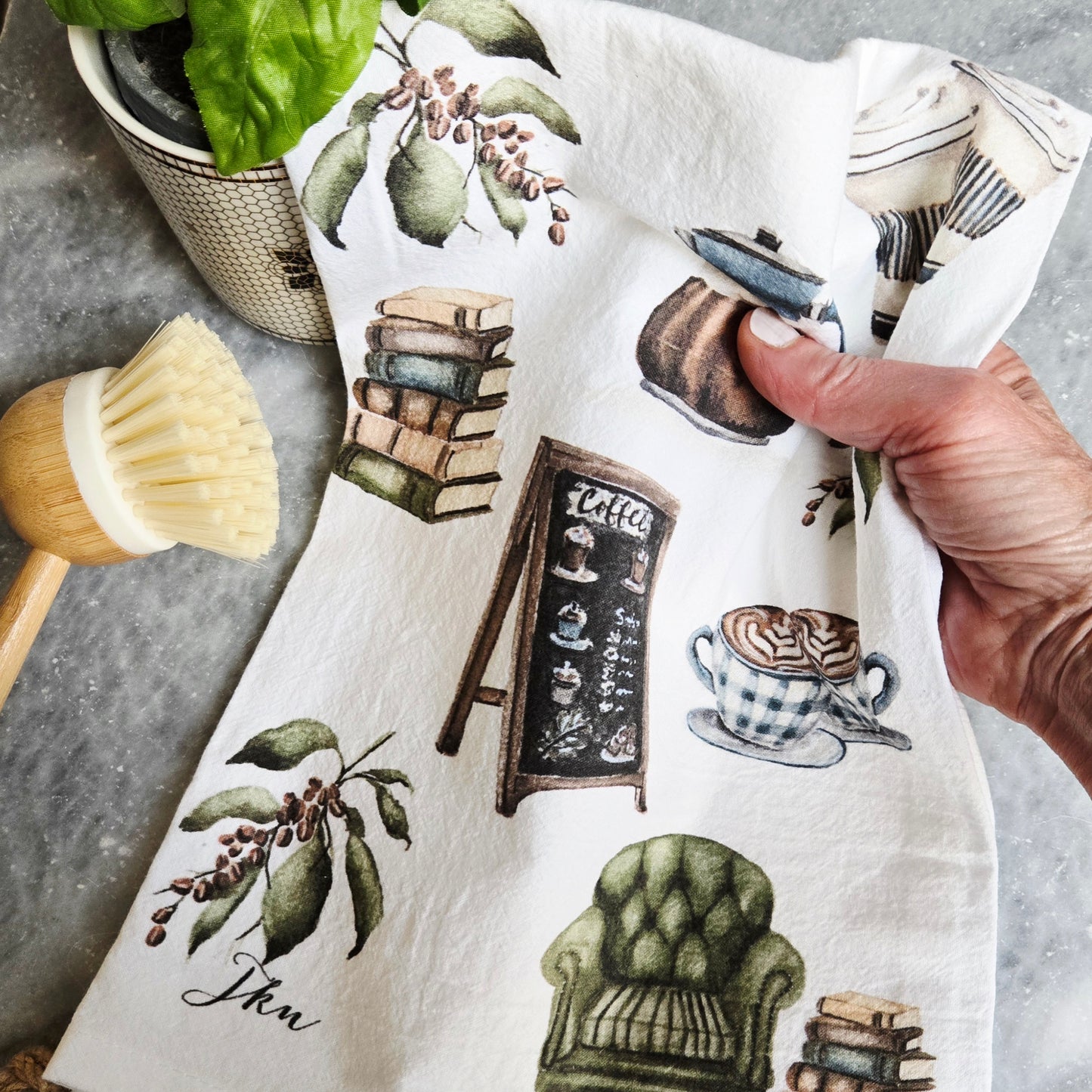 Coffee Tea Towel