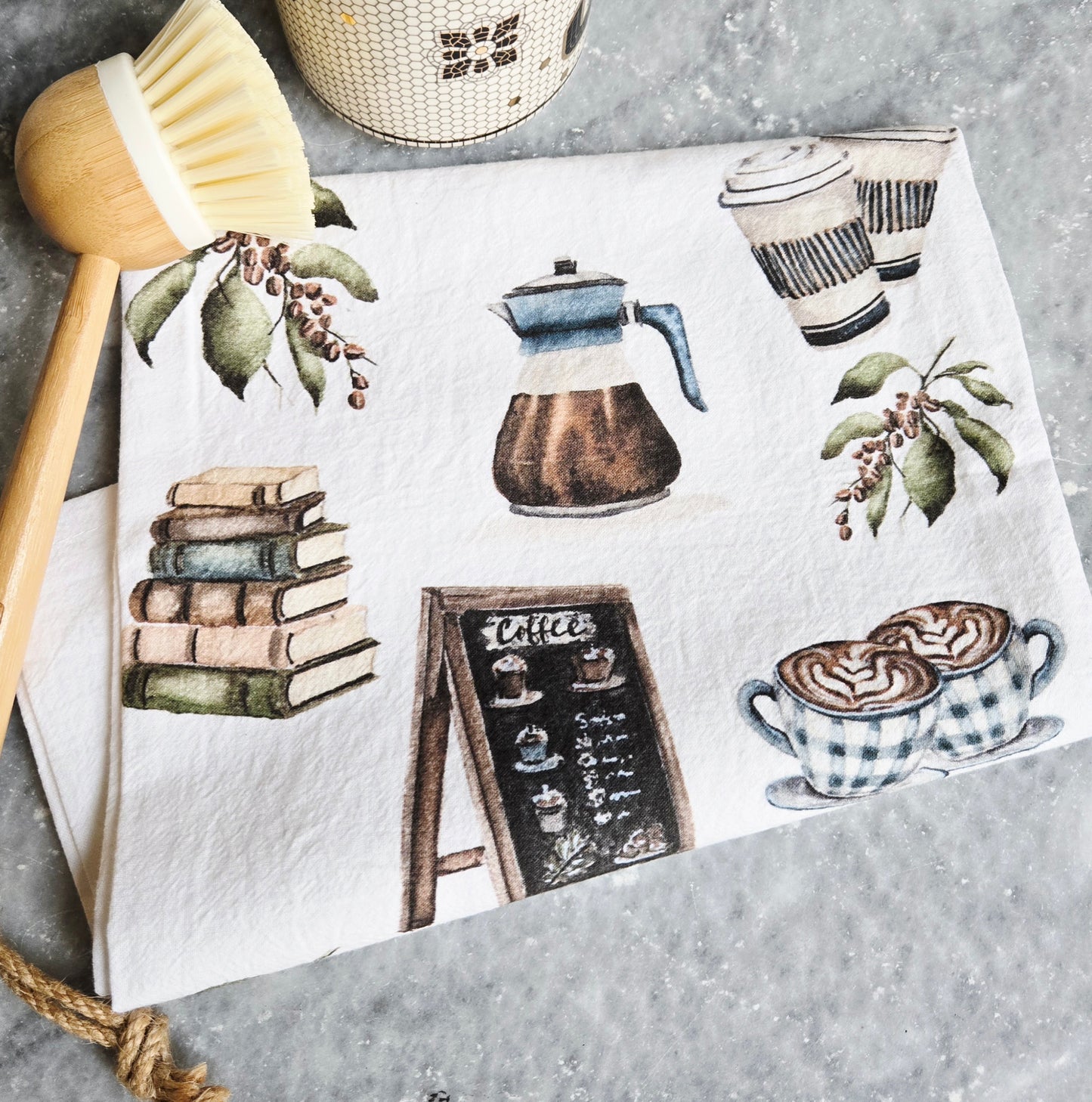 Coffee Tea Towel