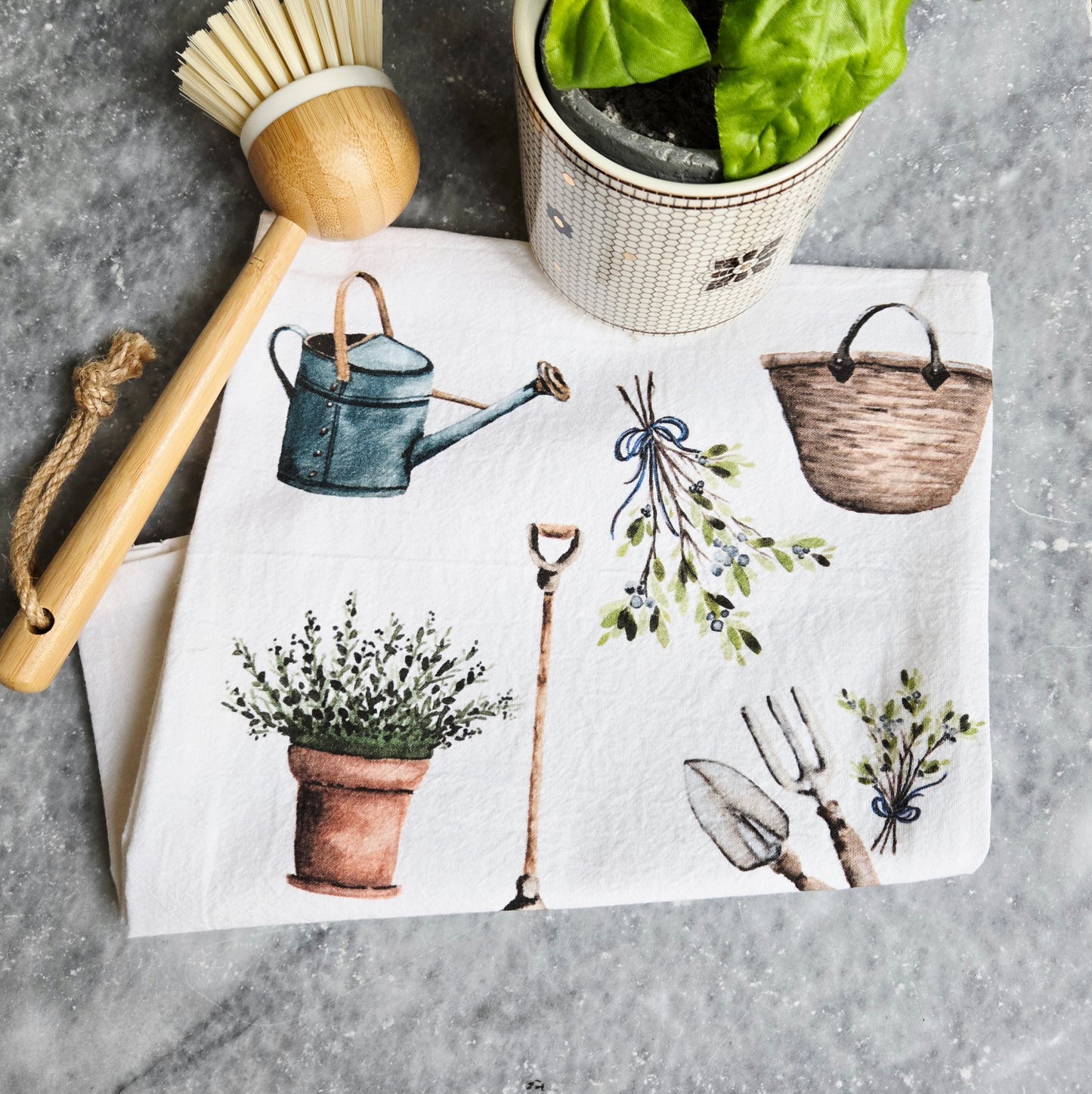 Gardening Tea Towel