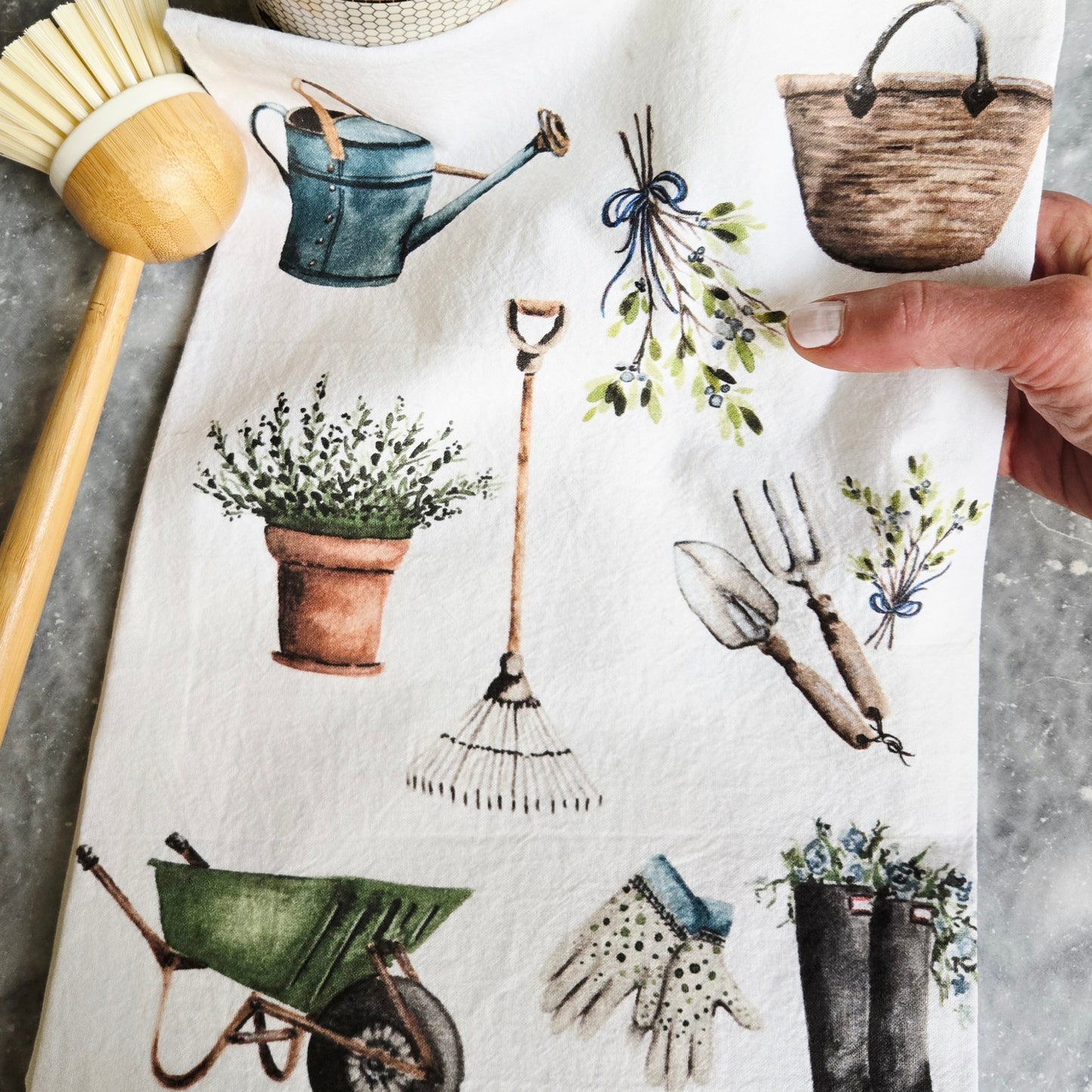 Gardening Tea Towel