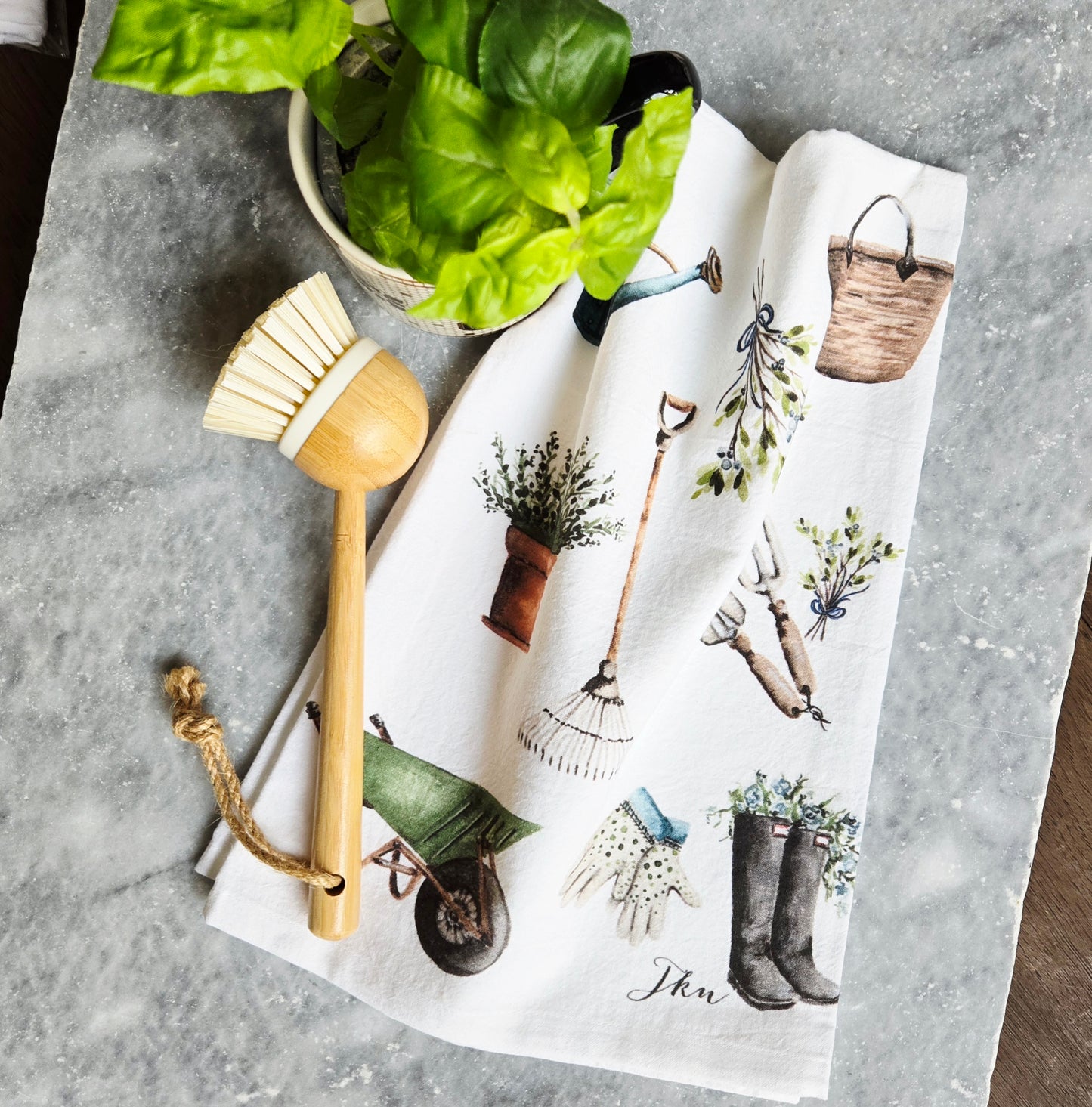 Gardening Tea Towel