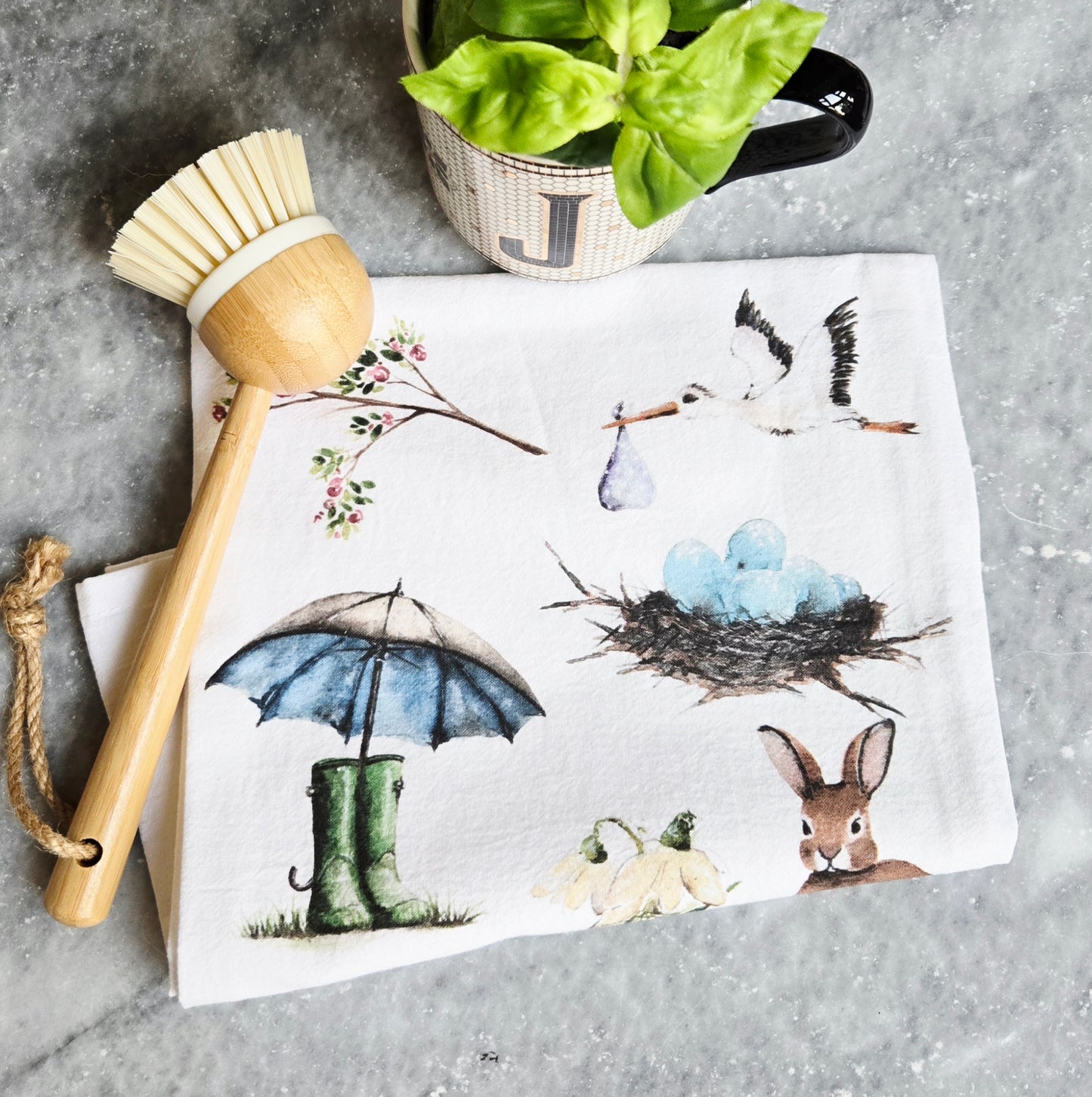 Spring Tea Towel