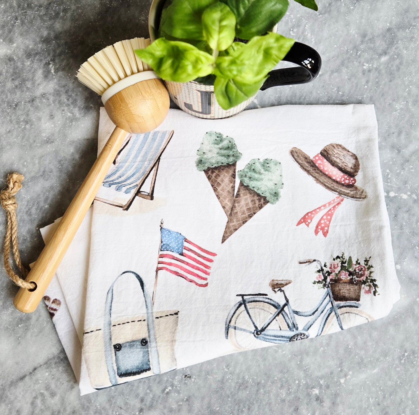 Summer Tea Towel