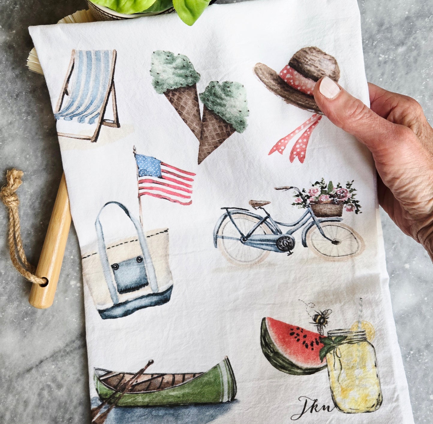 Summer Tea Towel