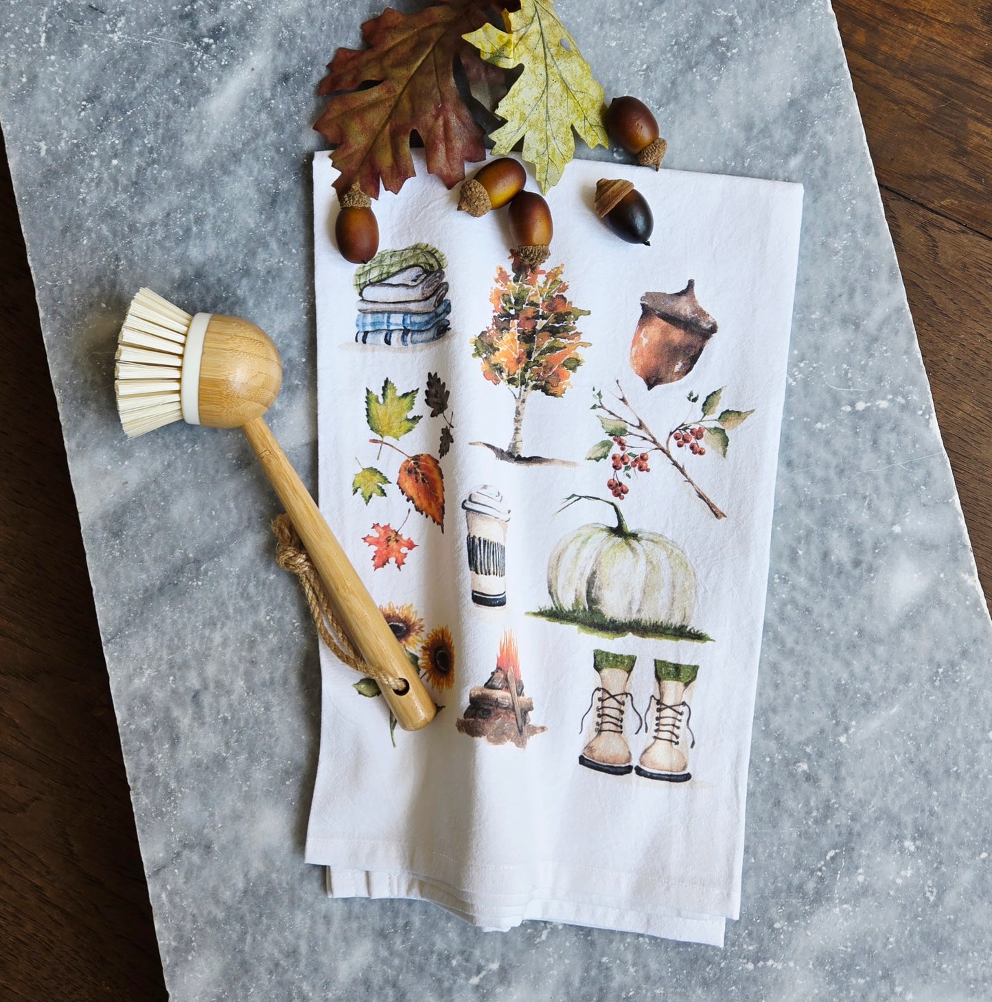 Fall Elements Tea Towel