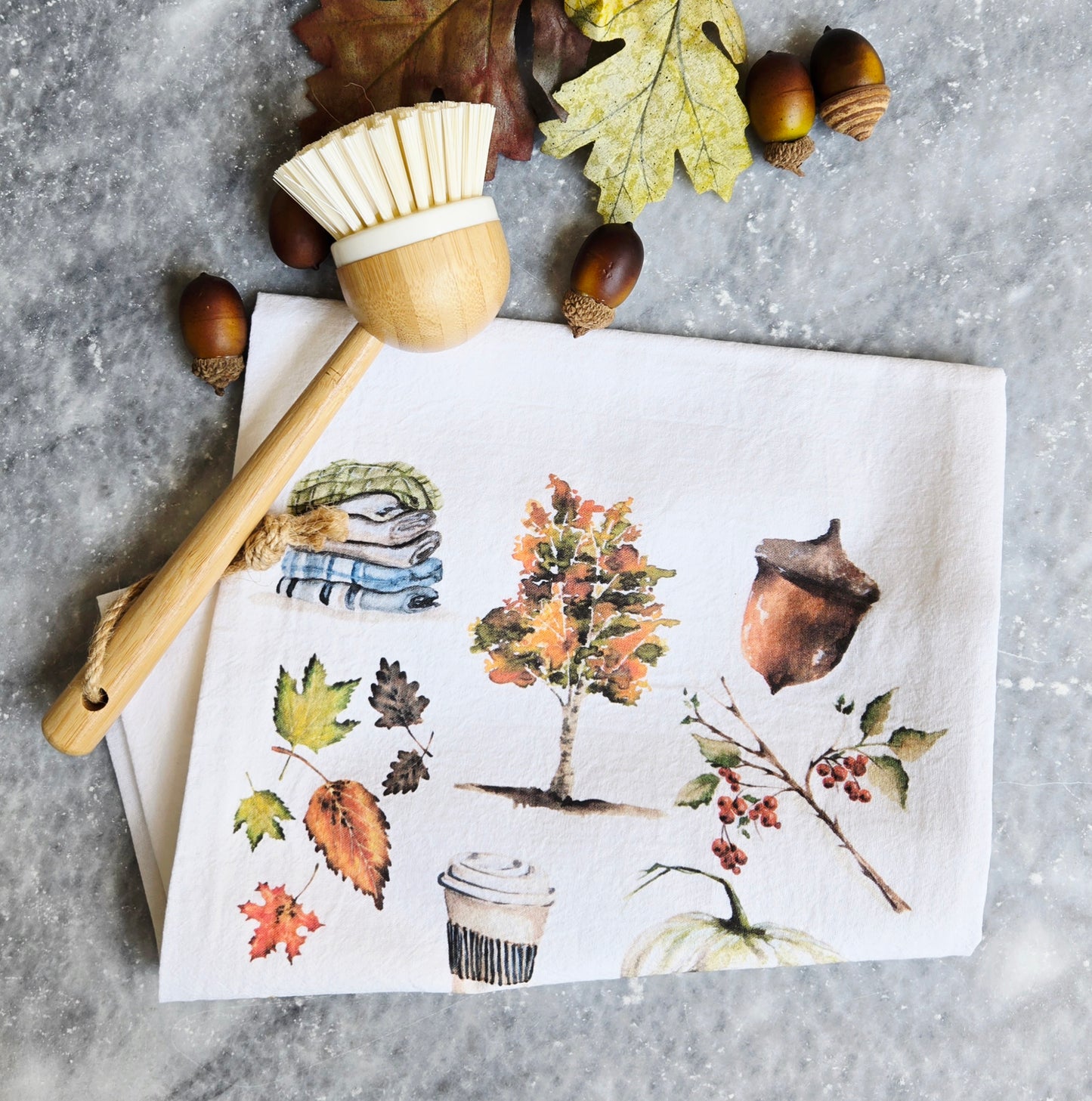 Fall Elements Tea Towel