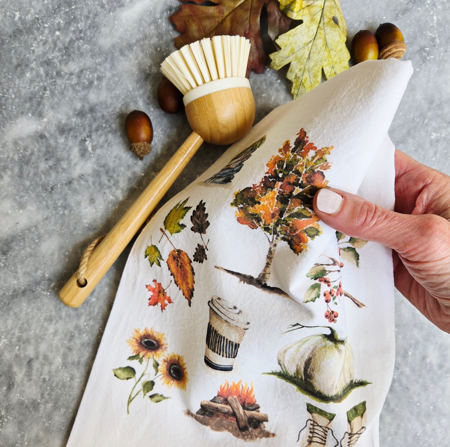Fall Elements Tea Towel
