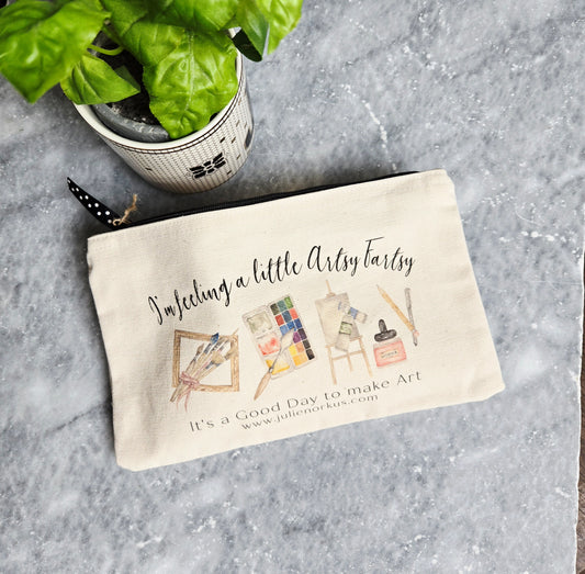 Art Supply Zipper Pouch